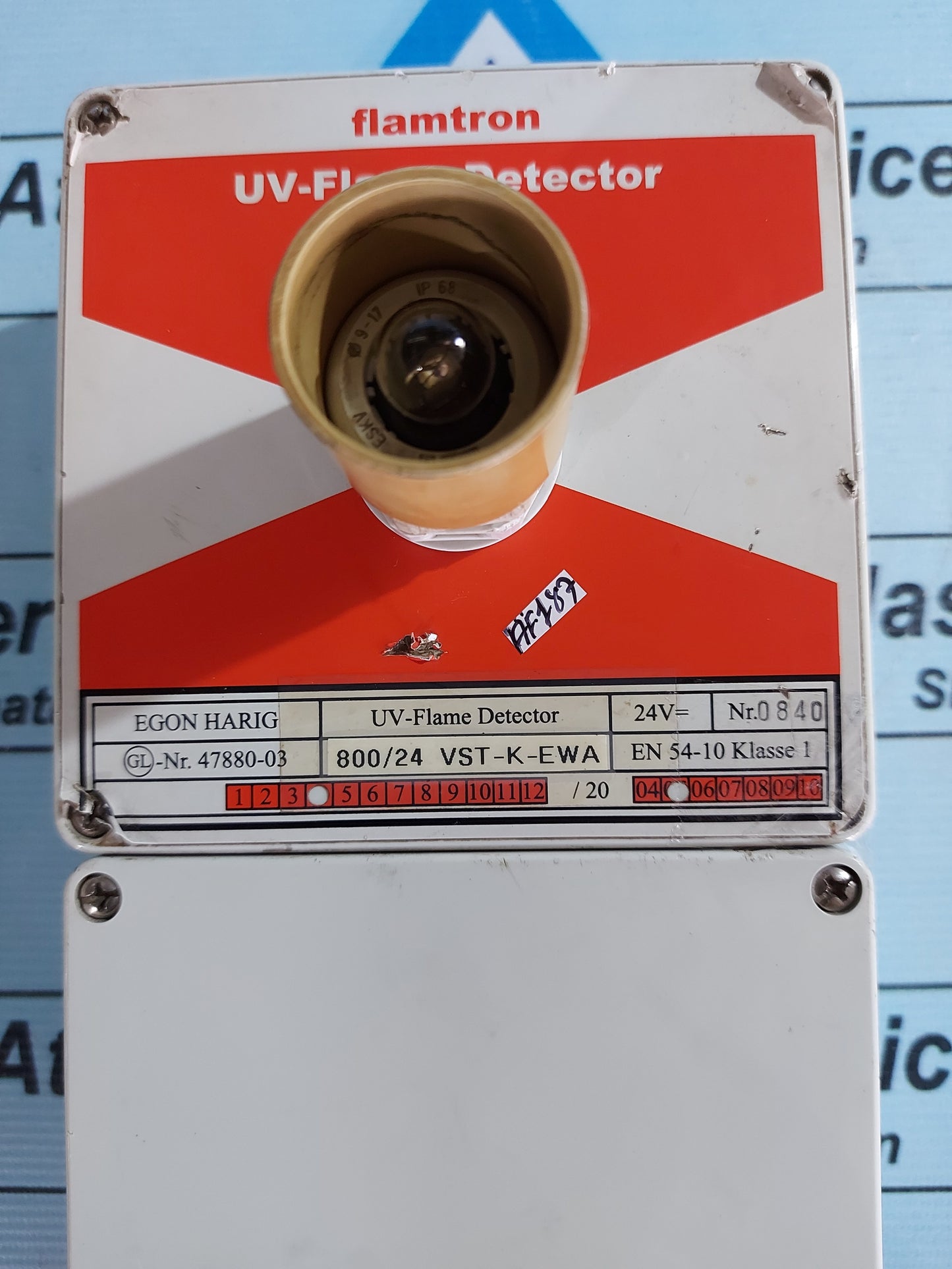 EGON HARIG 800/24 VST-K-EWA FLAMTRON UV-FLAME DETECTOR