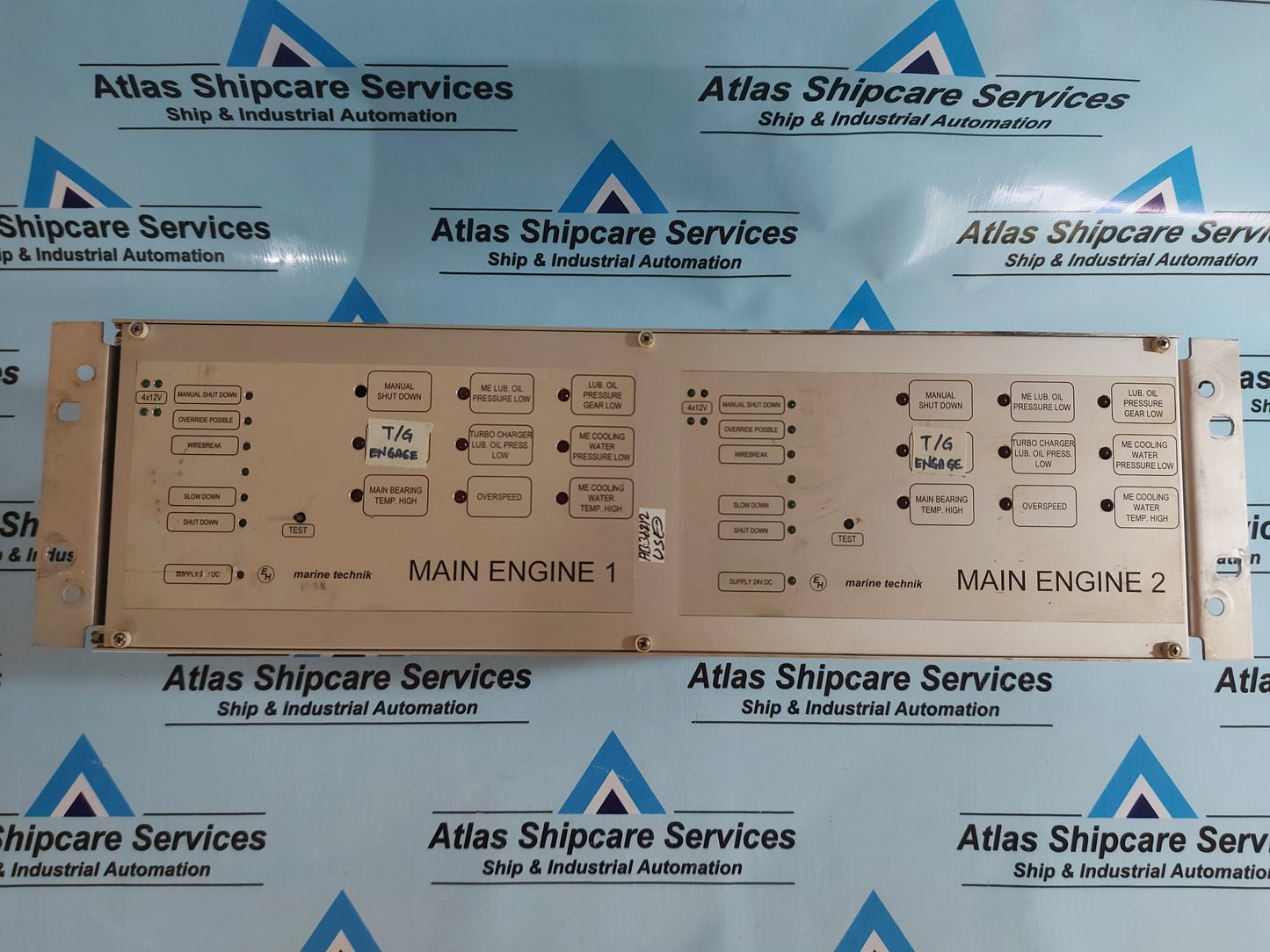 EH MARINE TECHNIK MAIN ENGINE PANEL