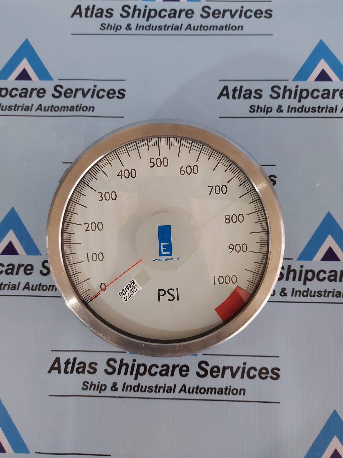 ELECTRO-FLOW CONTROL M25x ANALOGUE GAUGE PSI 0-1000