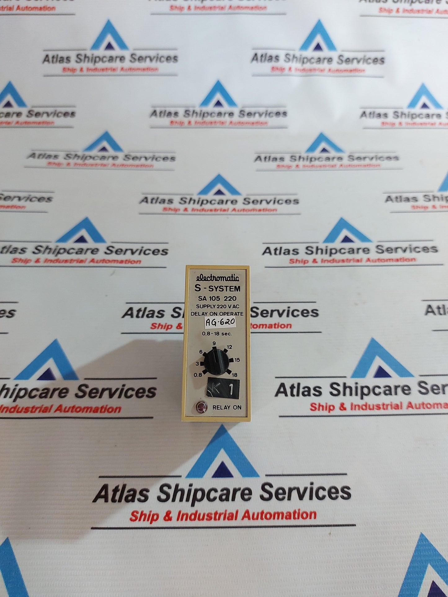 ELECTROMATIC S-SYSTEM SA 105 220 DELAY ON OPERATE 220V AC AG620