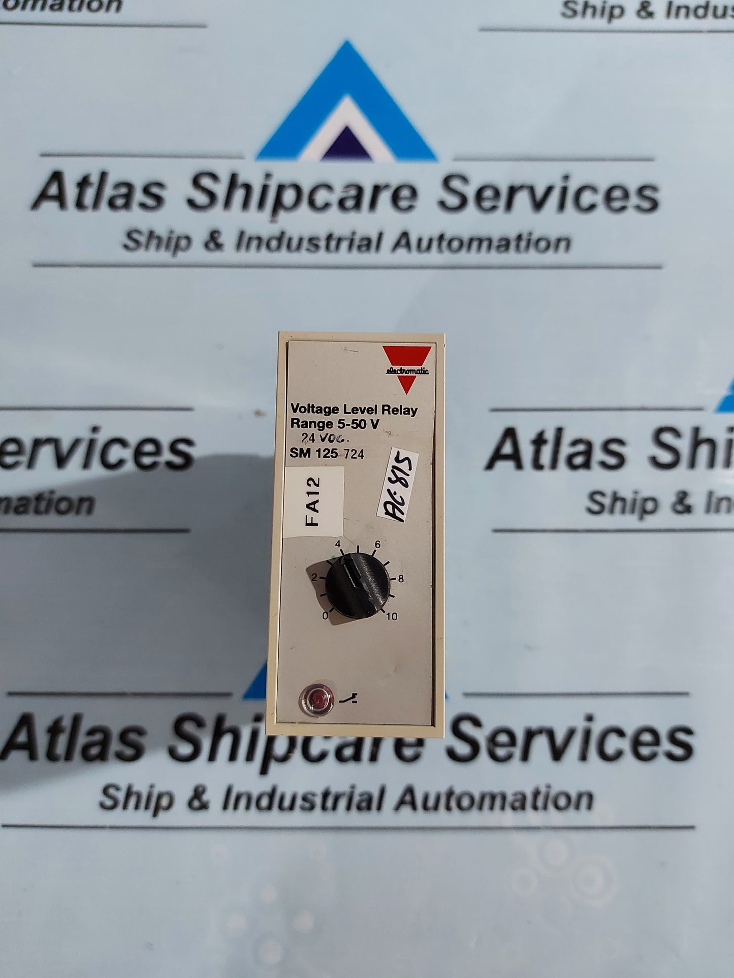 ELECTROMATIC SM 125 724 VOLTAGE LEVEL RELAY