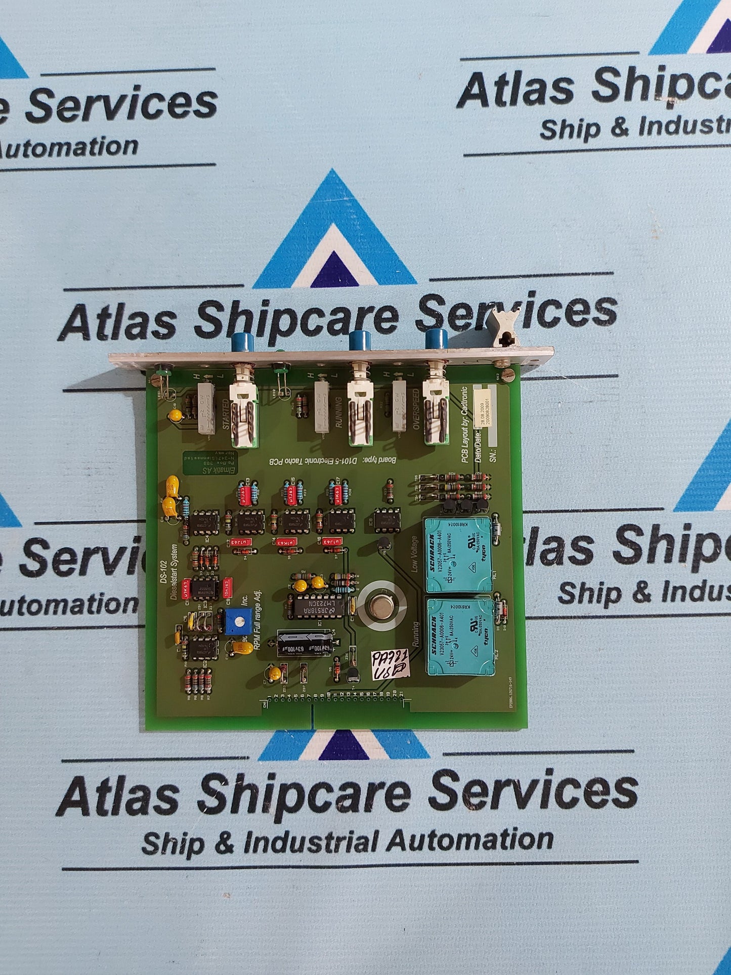 ELMATIK D-101-5 ELECTRONIC TACHO PCB CARD