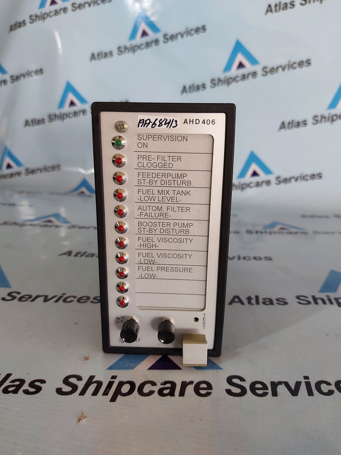 ELNA AHD 406 STAND-BY PUMP AND COMPRESSOR CONTROL ALARM