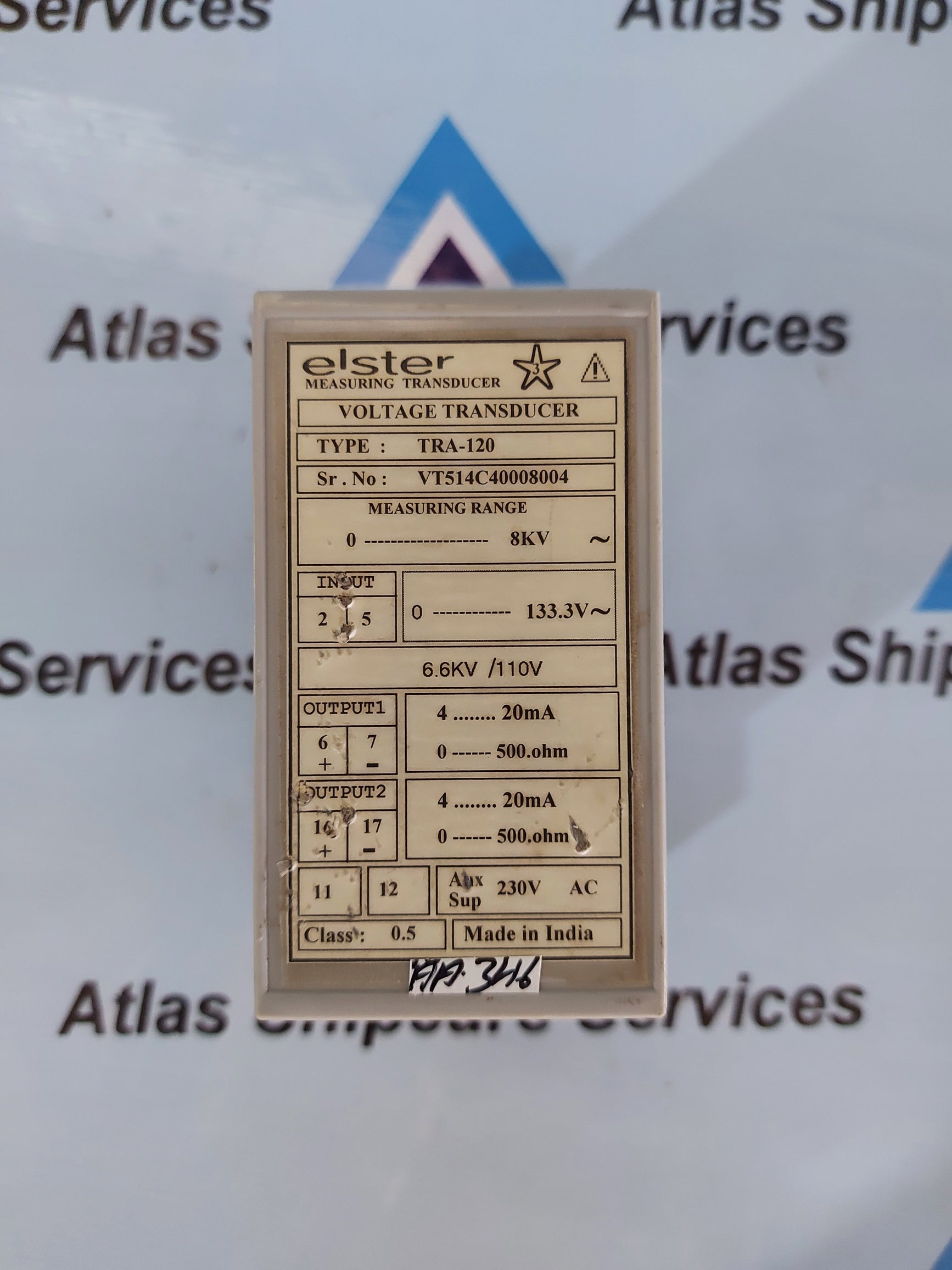 ELSTER TRA-120 VOLTAGE TRANSDUCER