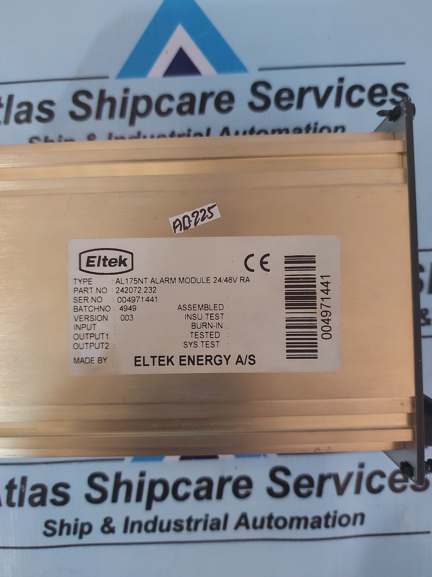ELTEK AL175NT ALARM MODULE 24/48V RA 242072.232
