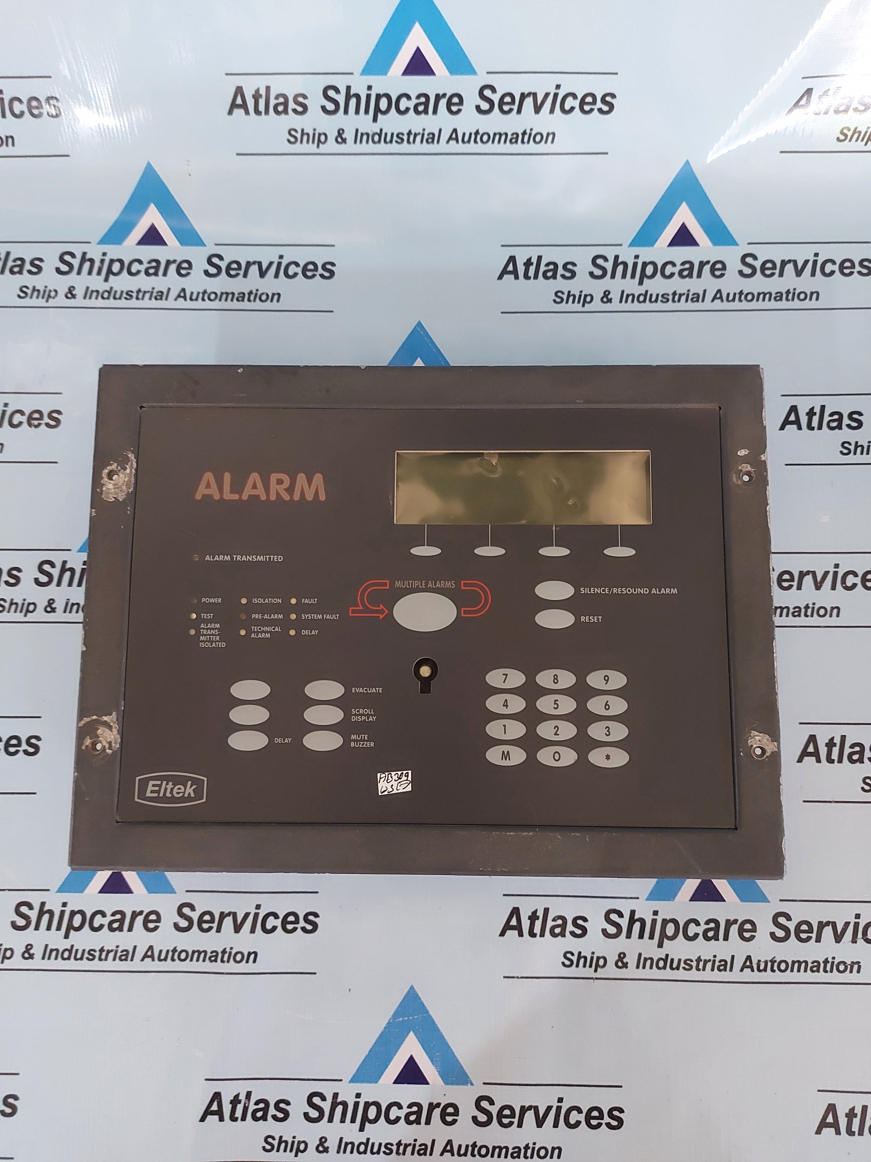 ELTEK FIRE &amp; SAFETY ALARM DELTA OP INNFET DISPLAY PANEL 251261.1