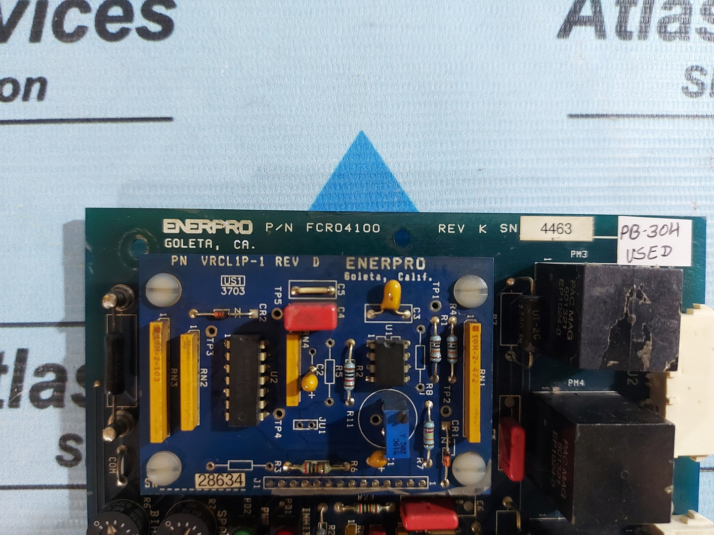 ENERPRO FCR04100 REV.K CIRCUIT BOARD PB304