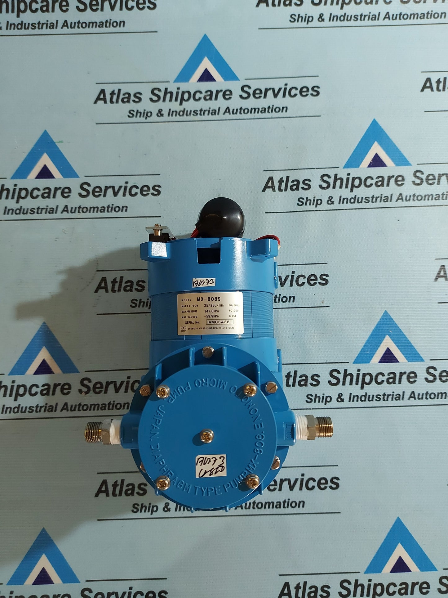 ENOMOTO MICRO PUMP MX-808S 50/60Hz 100VAC MOTOR DRIVE AIR PUMPS AG73