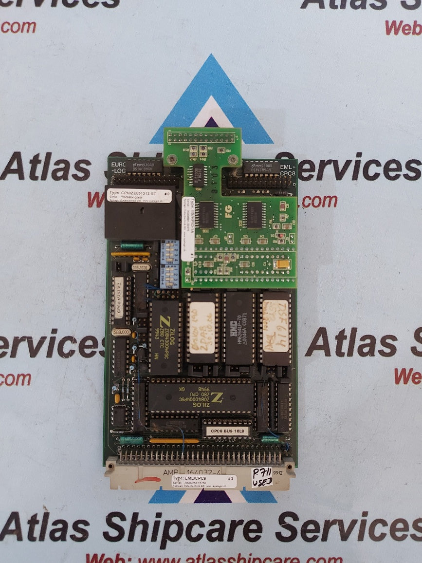 Eurolog Z80 EML-CPC8 Syslogic Datentechnik Cpu Board