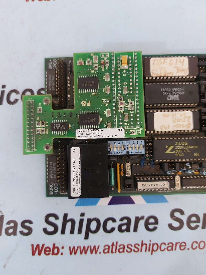 Eurolog Z80 EML-CPC8 Syslogic Datentechnik Cpu Board