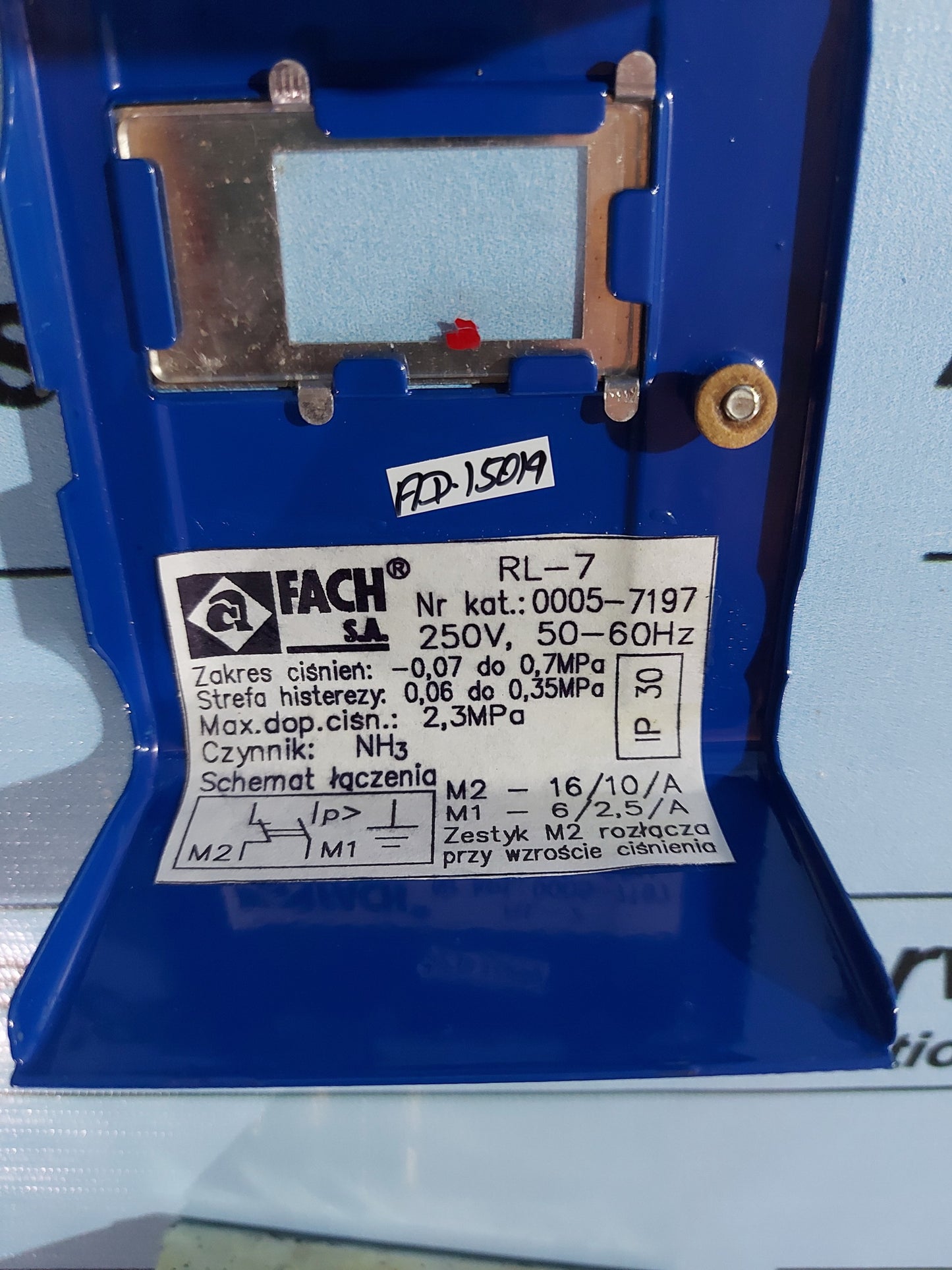 FACH RL-7 PRESSURE REGULATOR