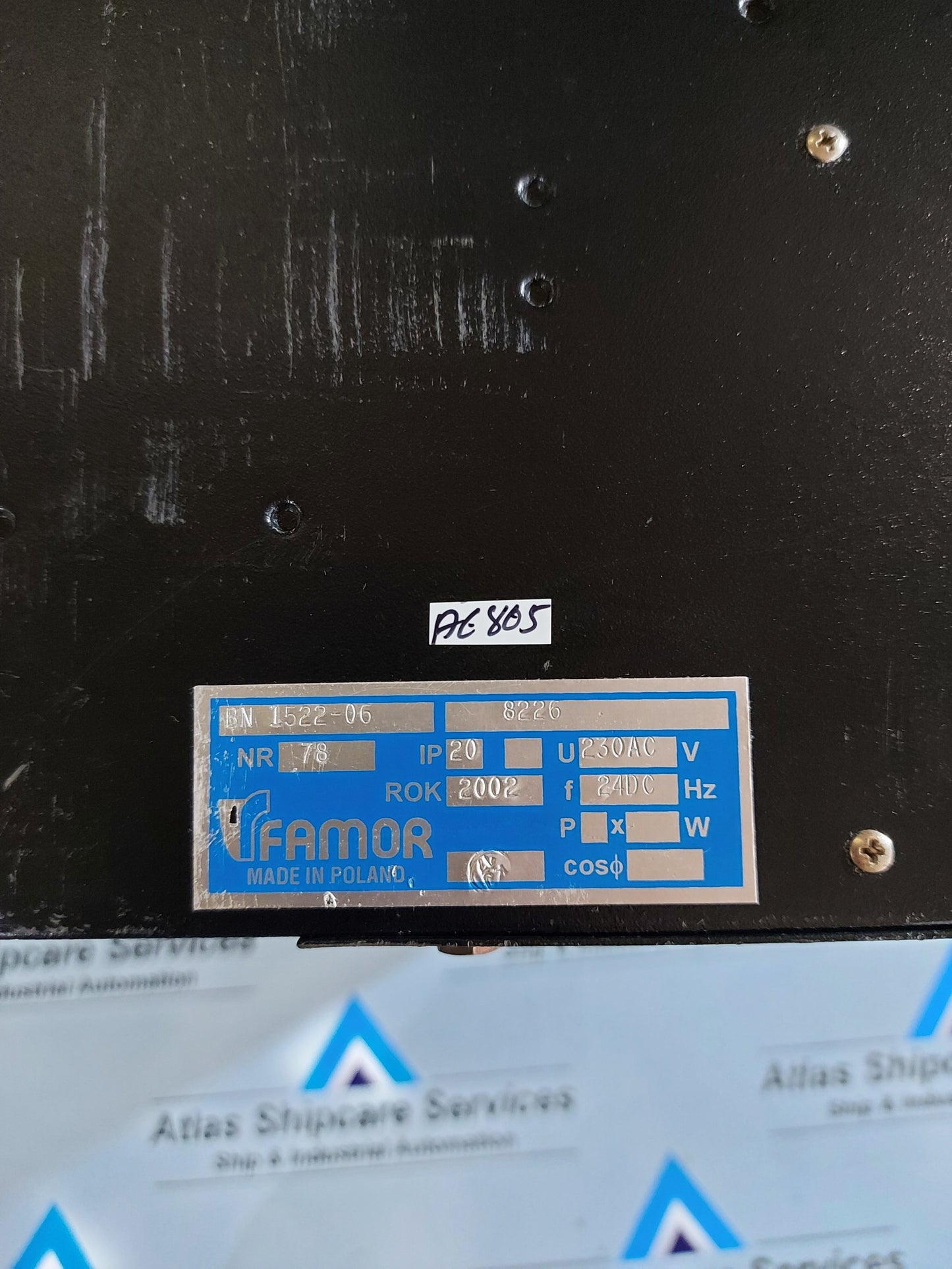 FAMOR BN1522 SIGNAL LIGHT CONTROL PANEL