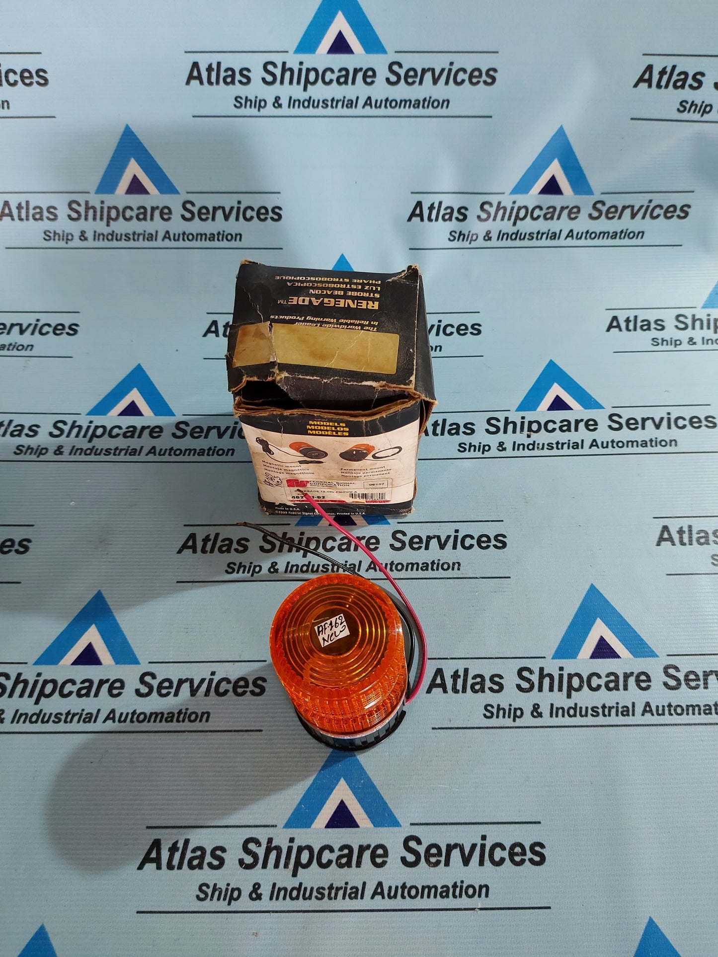 FEDERAL SIGNAL STROBE RENEGADE 462121-02 12-48V PM/PIPE A