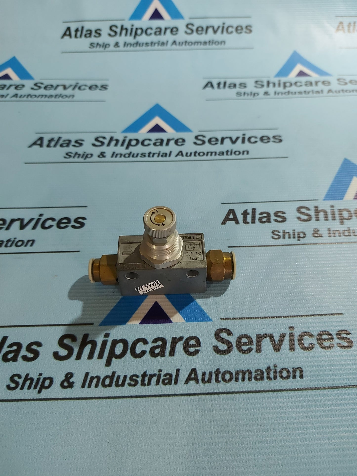 FESTO GRA-1/4-B ONE-WAY FLOW CONTROL VALVE 10 BAR