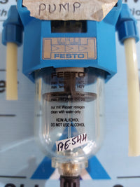 FESTO LF-1/4-S-B PNEUMATIC FILTER 14 BAR 200 PSI