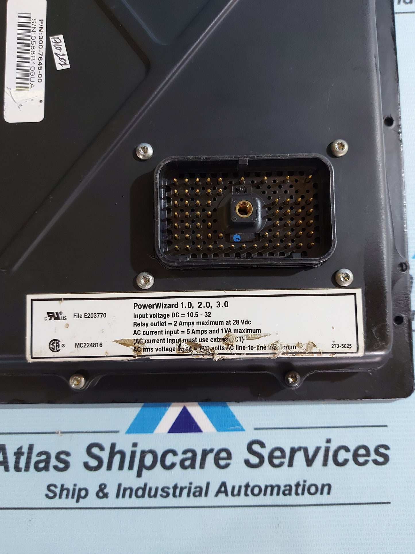 FG WILSON POWERWIZARD 1.0 CONTROLLER MODULE P/N 300-7649-00 AG201