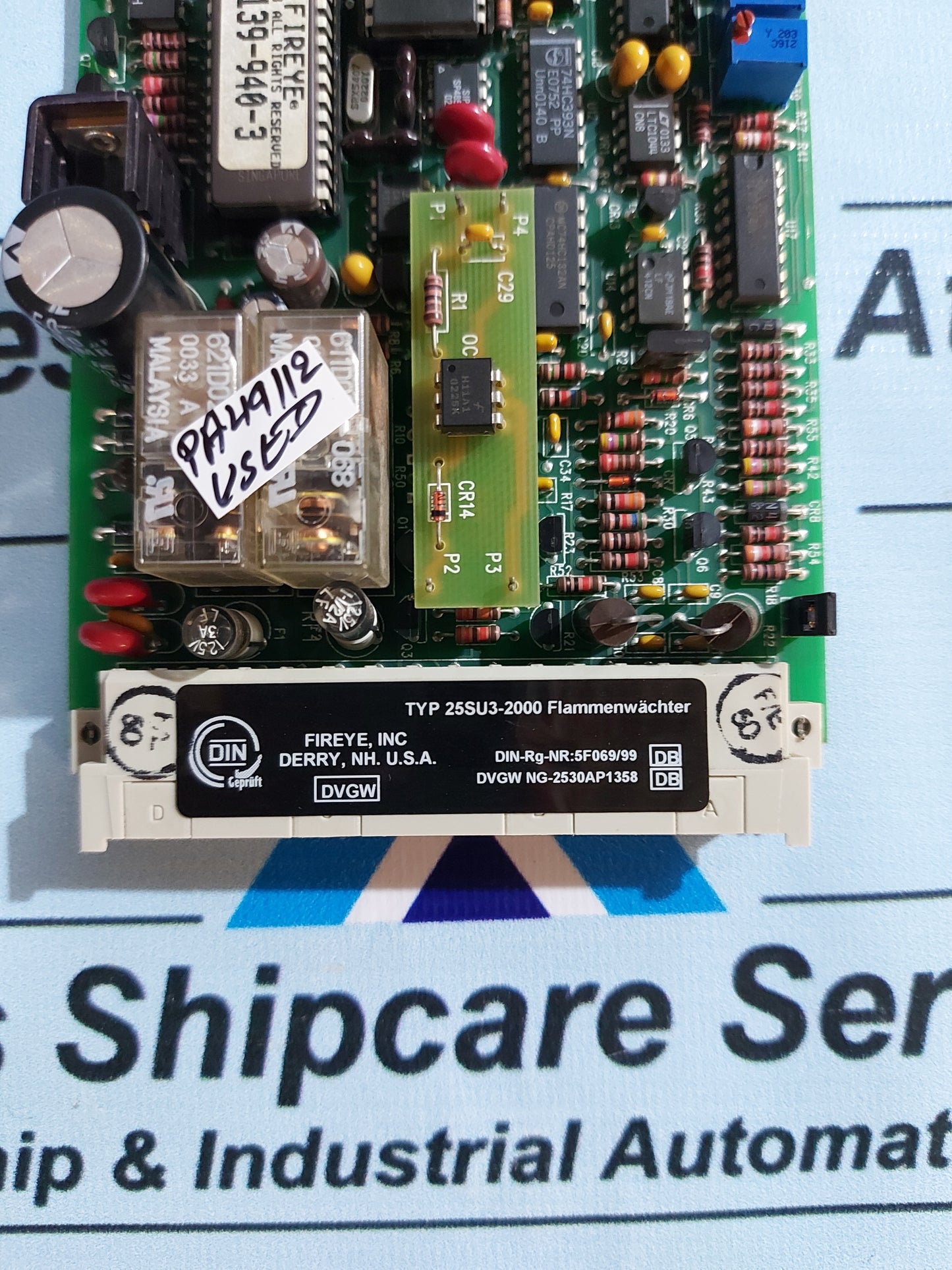 FIREYE 25SU3-2000 FLAME SAFEGAURD AMPLIFIER