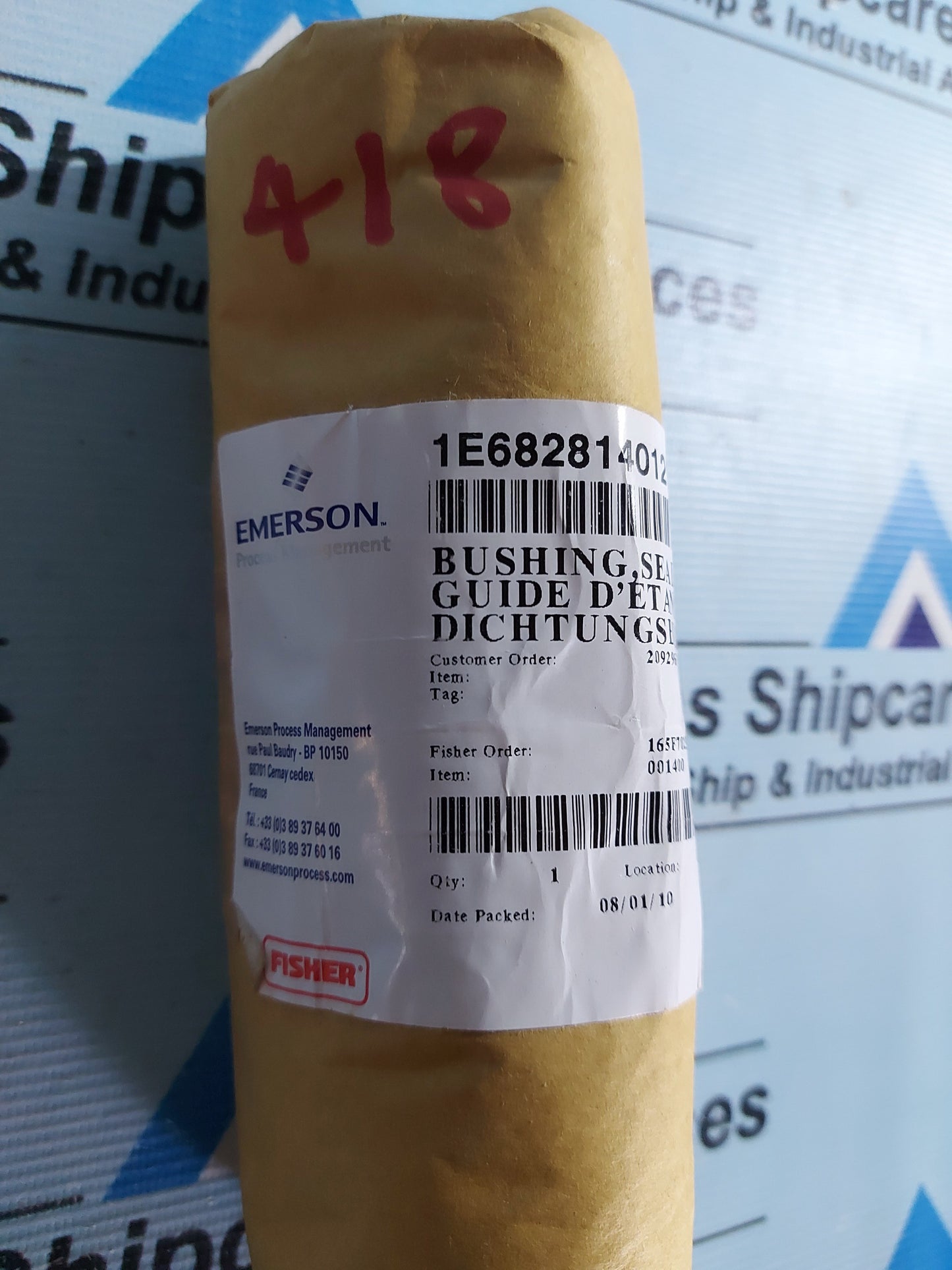 FISHER 1E682814012 SEAL BUSHING