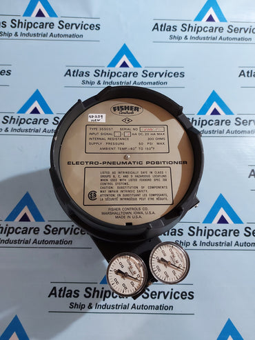 FISHER CONTROLS 3590ST ELECTRO-PNEUMATIC VALVE POSITIONER