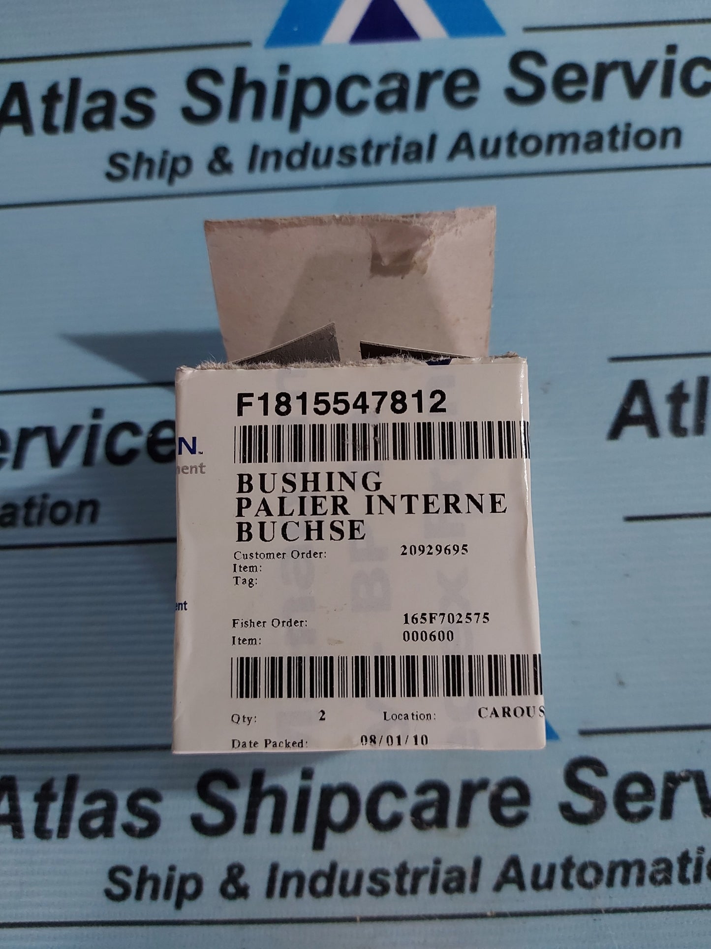 FISHER F1815547812 BUSHING