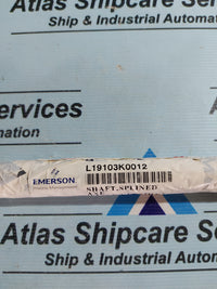 FISHER L19103K0012 SPLINED SHAFT