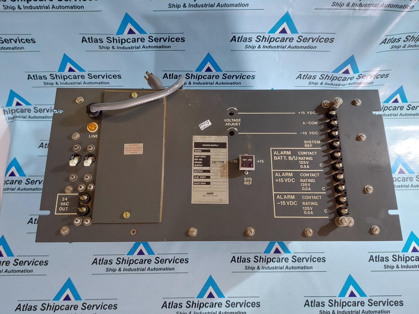 FOXBORO 2ARPS-A6 SPEC 200 POWER SUPPLY