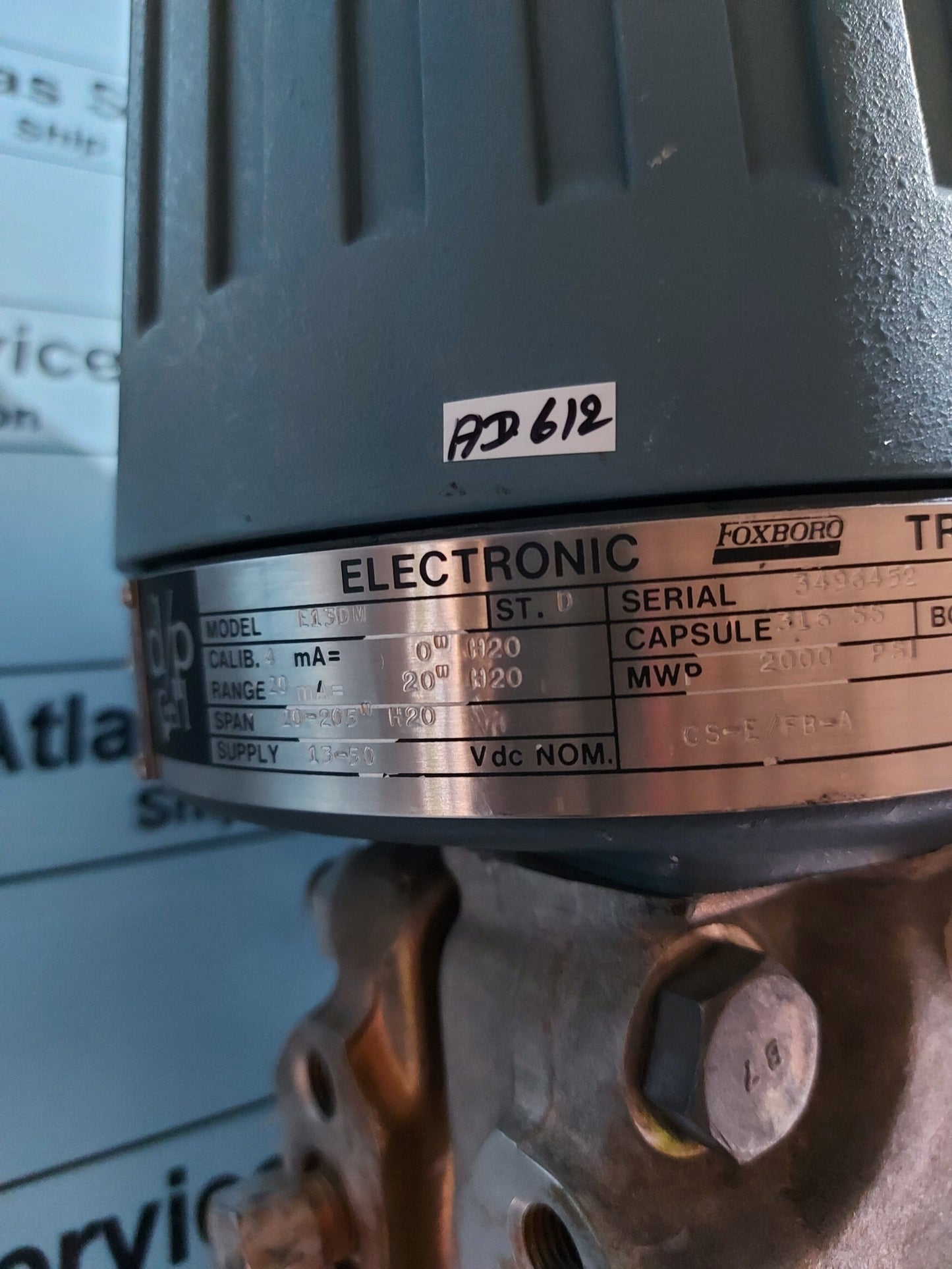 FOXBORO E13DM PRESSURE TRANSMITTER