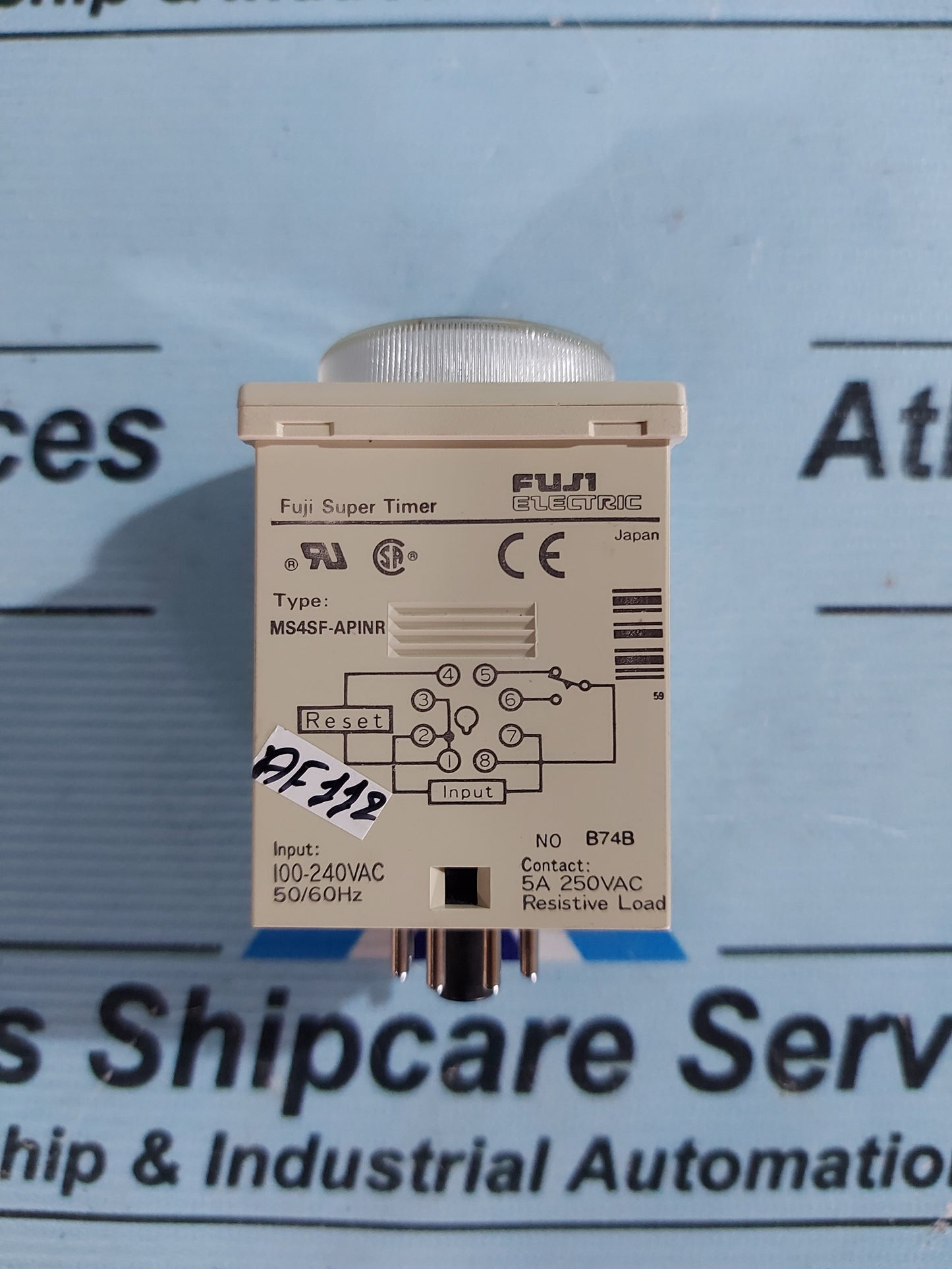 FUJI ELECTRIC MS4SF-APINR SUPER TIMER RELAY