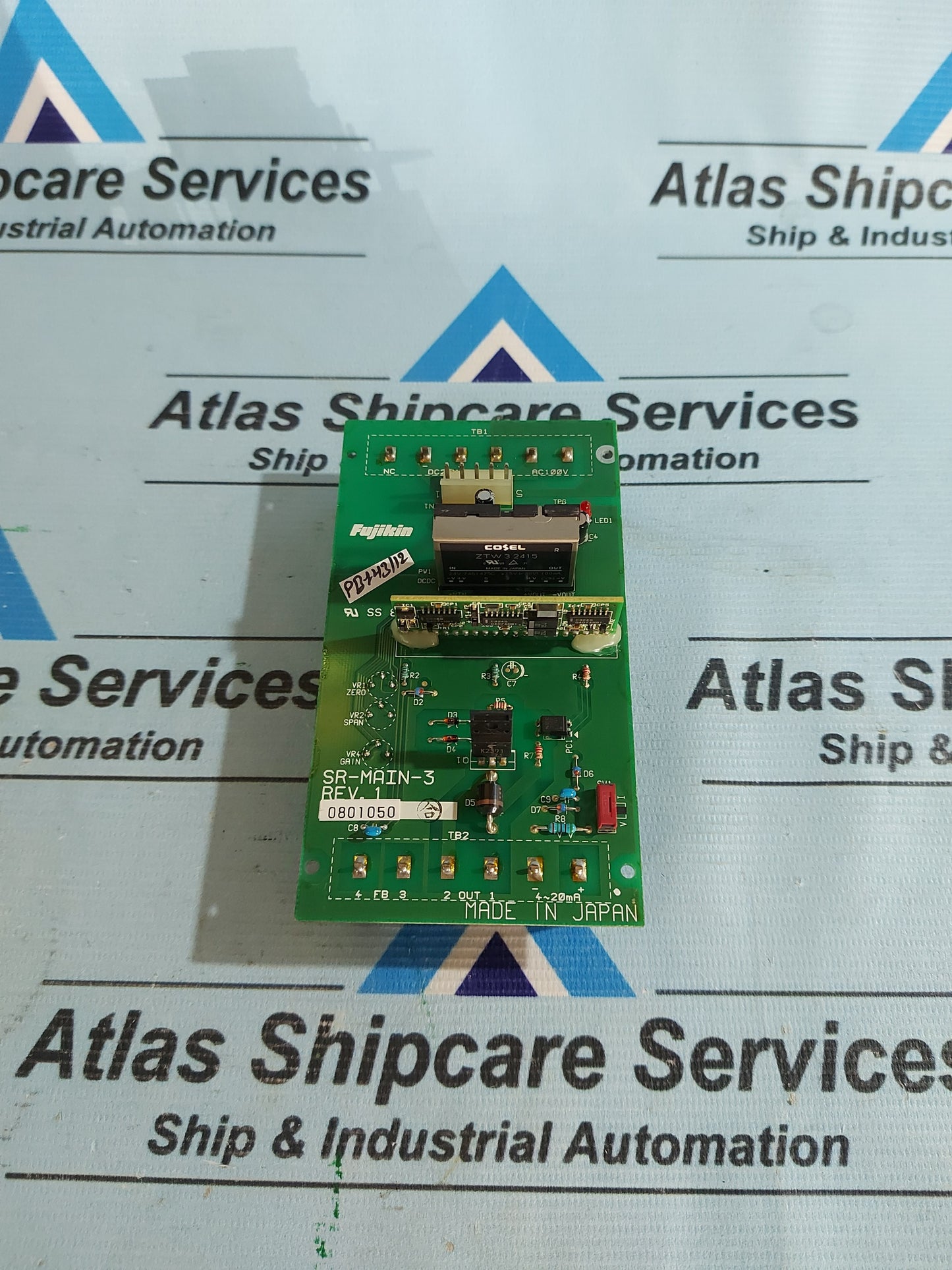 FUJIKIN SR-MAIN-3 REV.1 PCB CARD