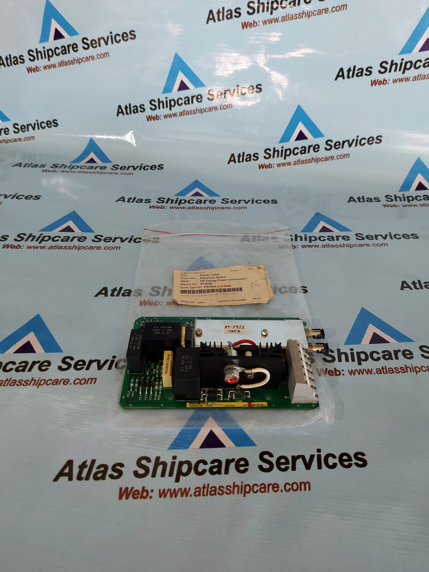 GE ALSTOM SCN666 THYRISTOR FIRING CARD – Atlas Shipcare Services