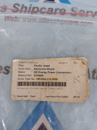 GE ALSTOM SCN666 THYRISTOR FIRING CARD