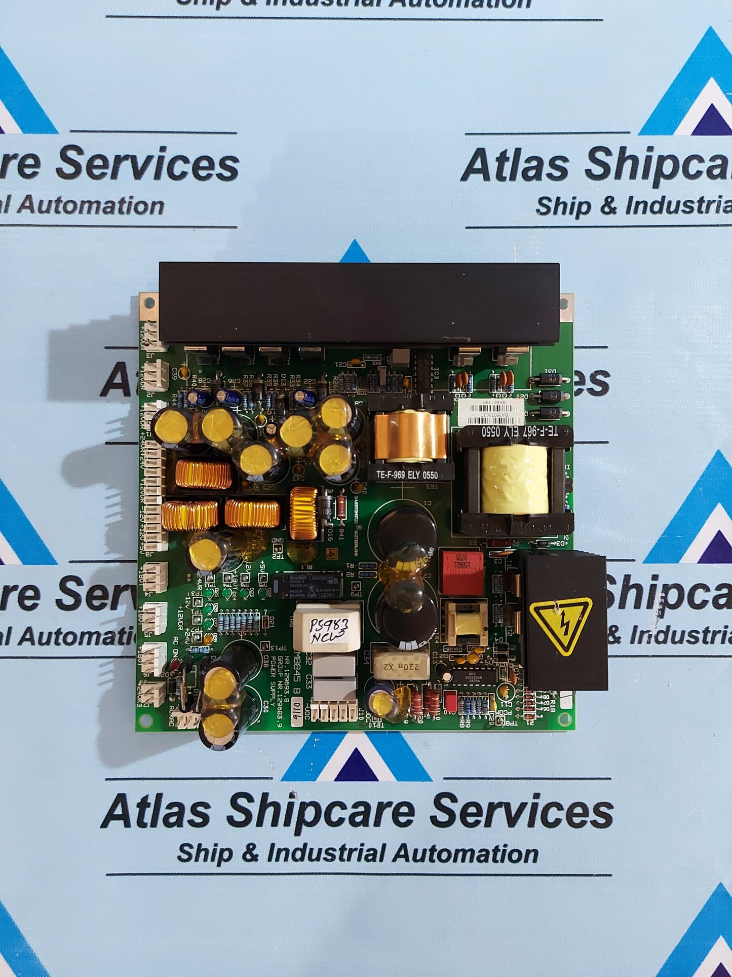 GE DIGITAL ENERGY IM8845 B 129683.9 POWER SUPPLY BOARD