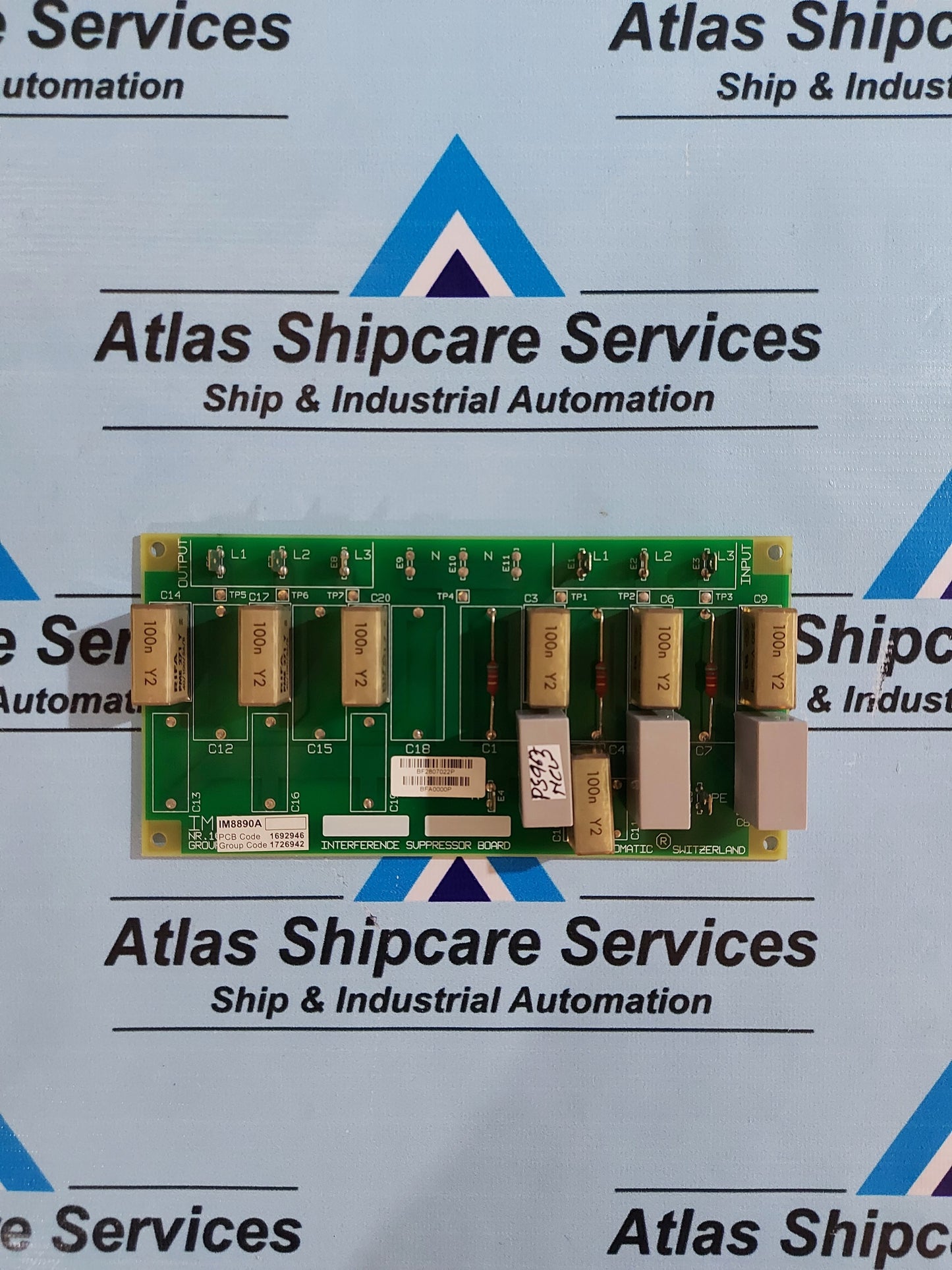 GE DIGITAL ENERGY IM8890A 1726942 INTERFACE SUPPRESSOR BOARD
