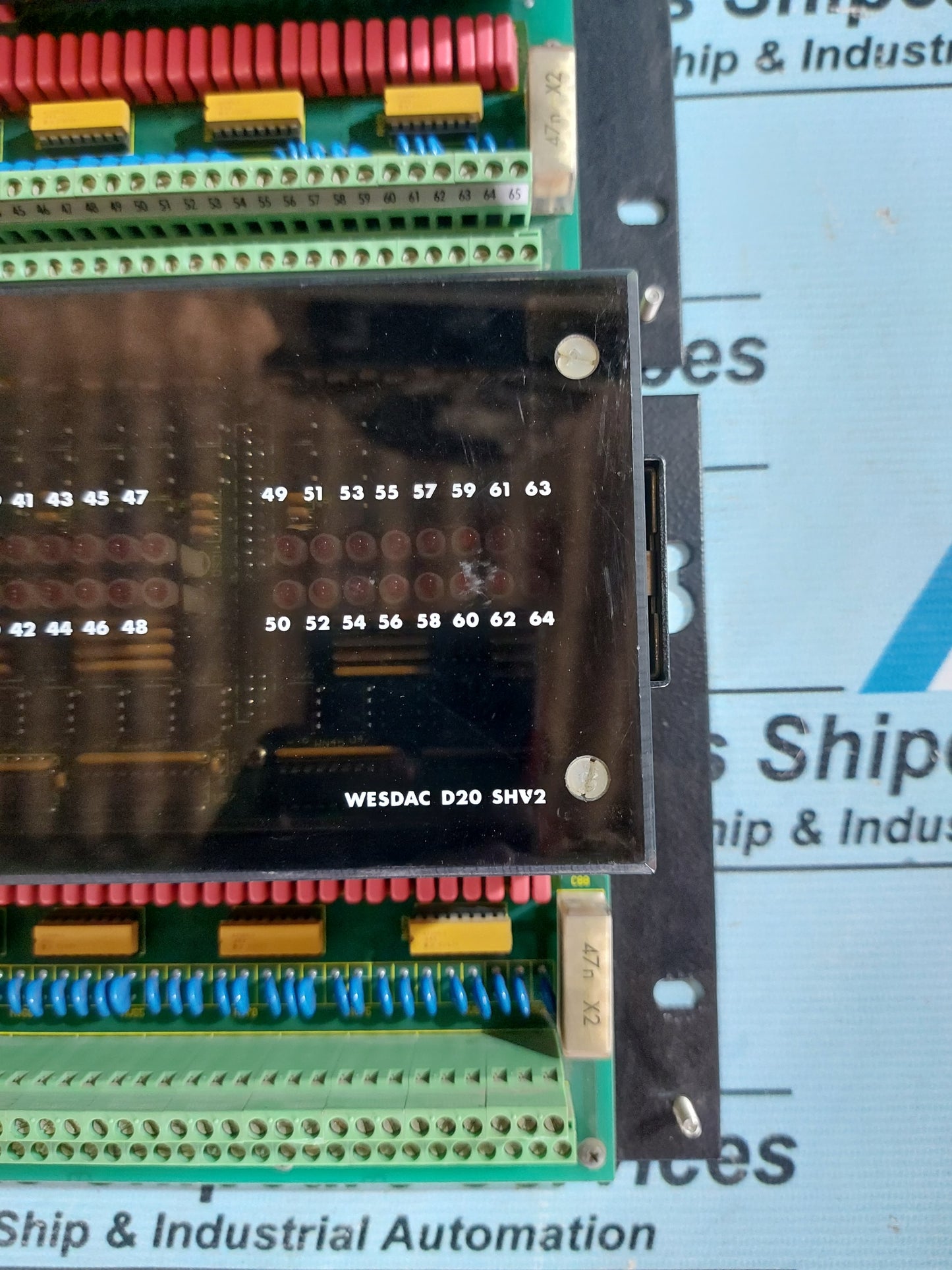 GE ENERGY SERVICES WESDAC D20 SHV2 LOGIC PANEL P/N 507-0103-001233