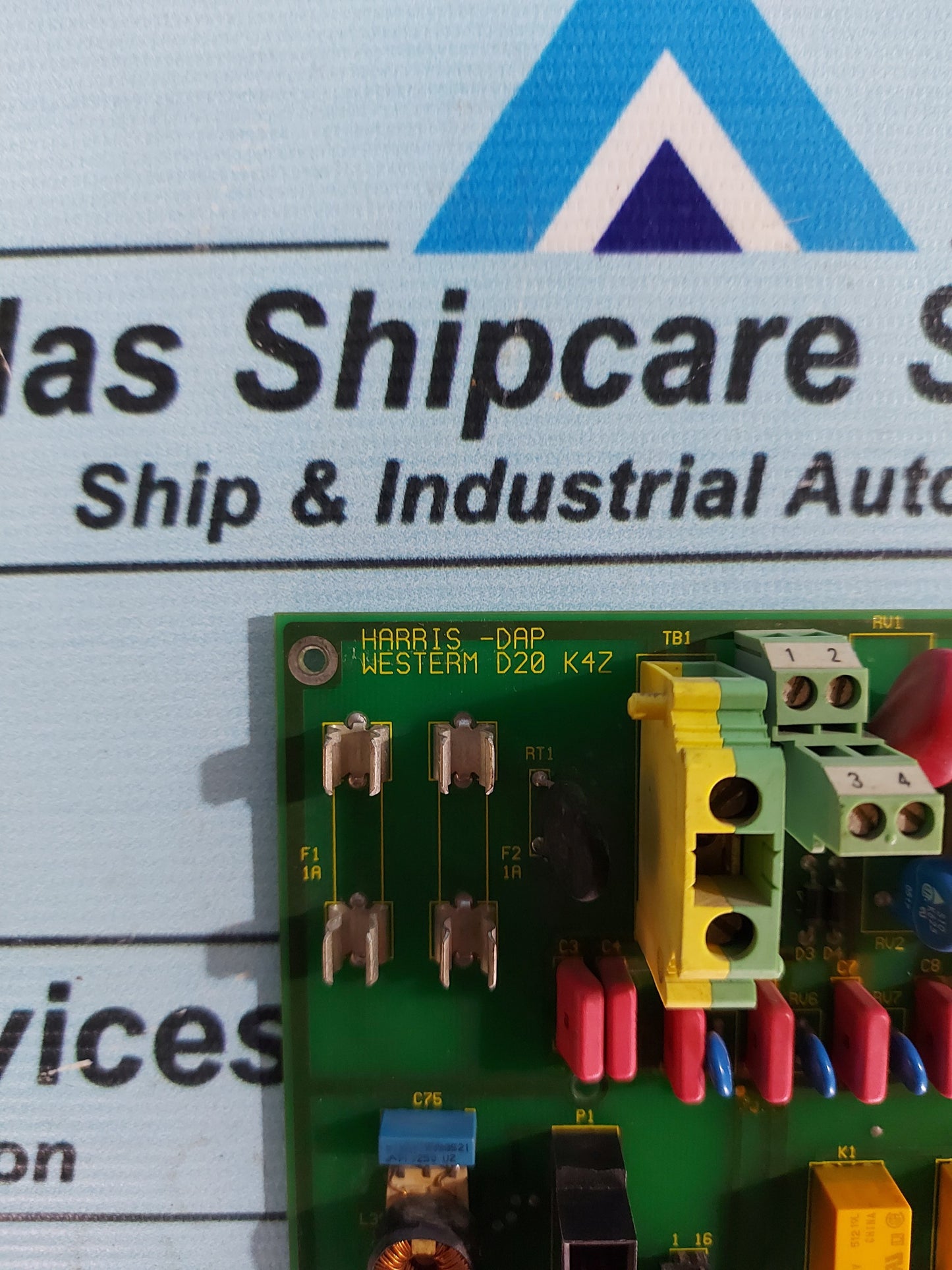 GE ENERGY WESTERM D20 K4Z 517-0242-000280 MOUNTED OUTPUT MODULE