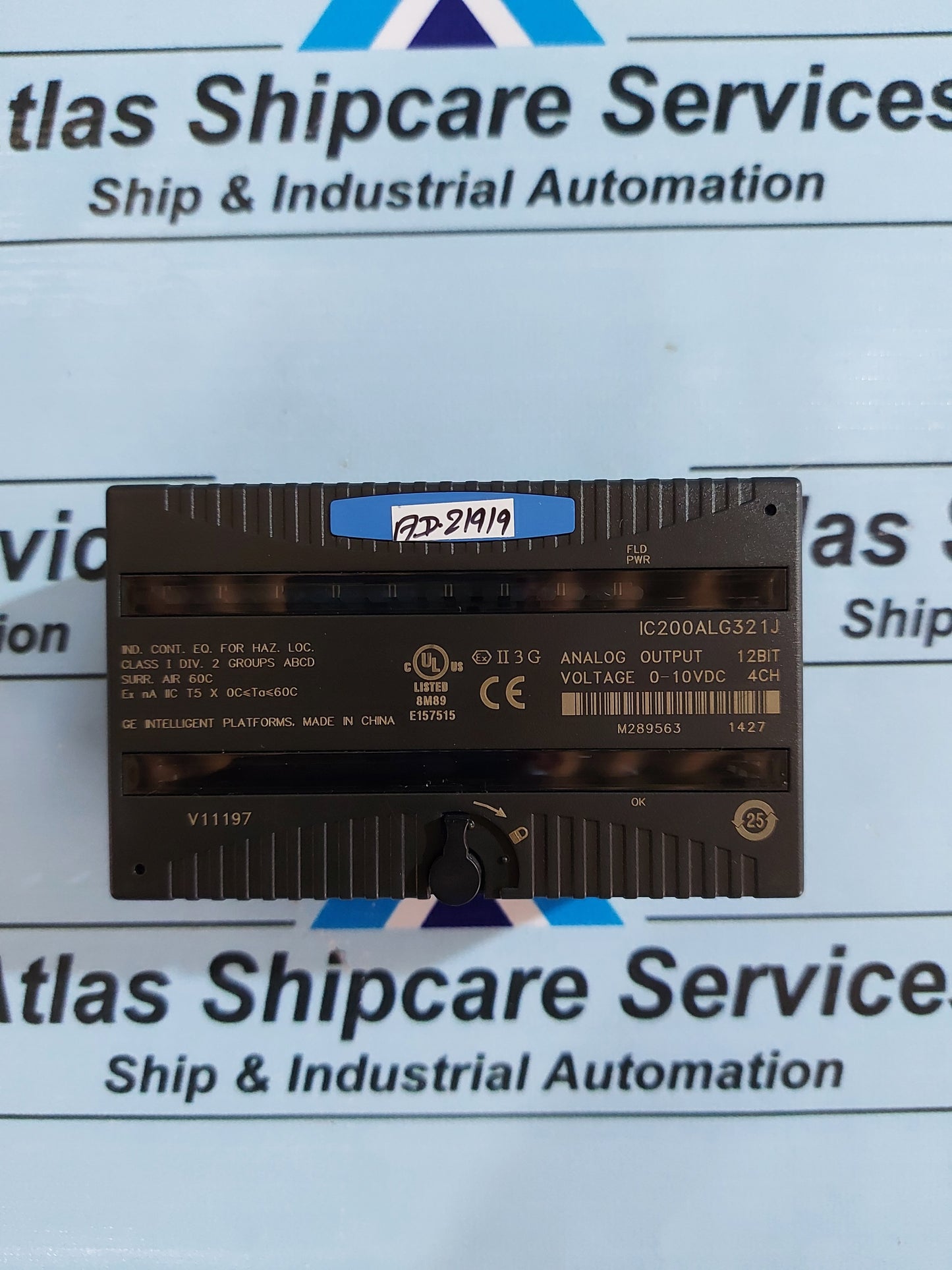 GE FANUC IC200ALG321J ANALOG OUTPUT 4CH 12 BIT