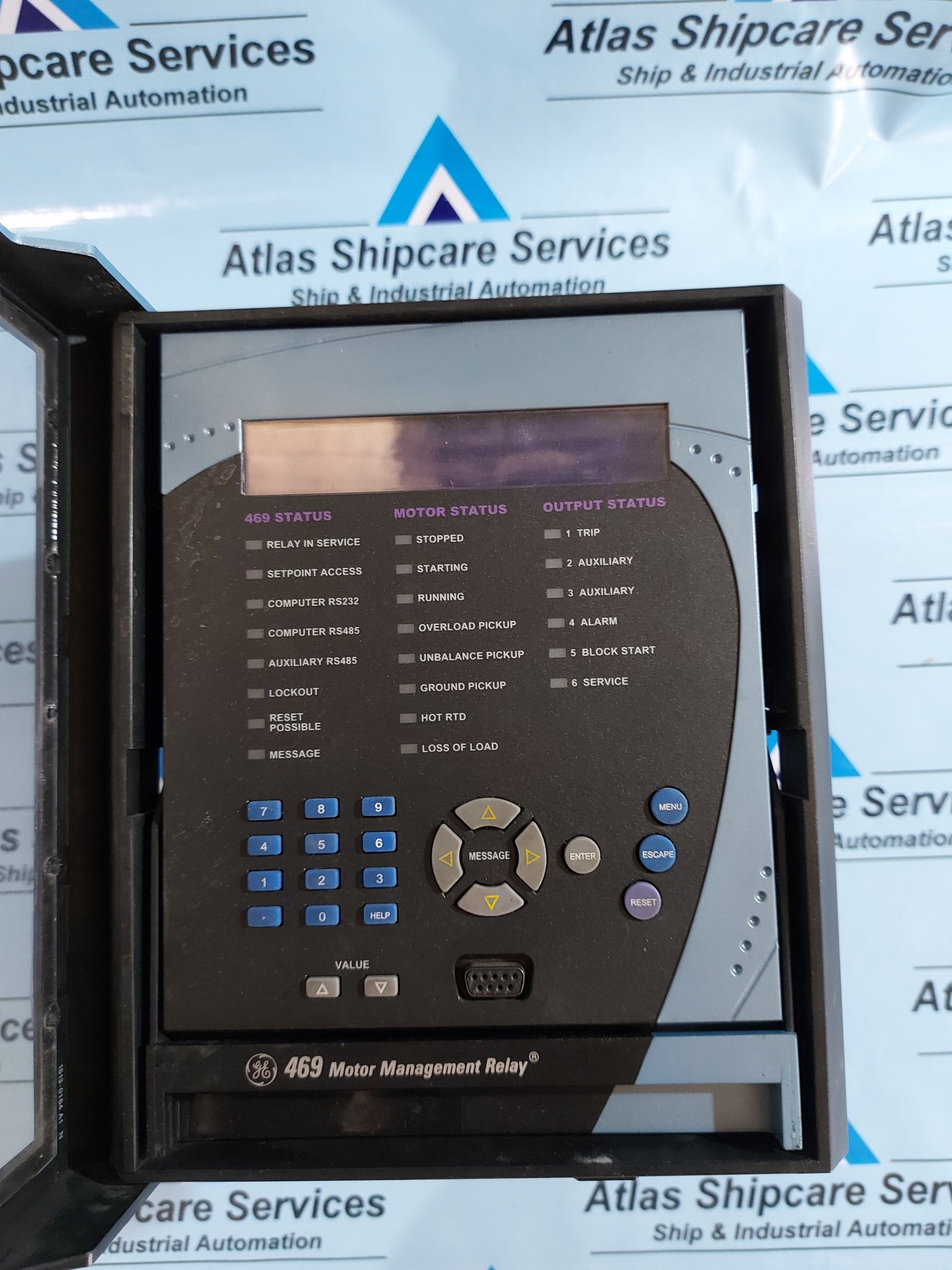 GE MULTILIN 469 MOTOR MANAGEMENT RELAY 469-P1-HI-A20-E-H