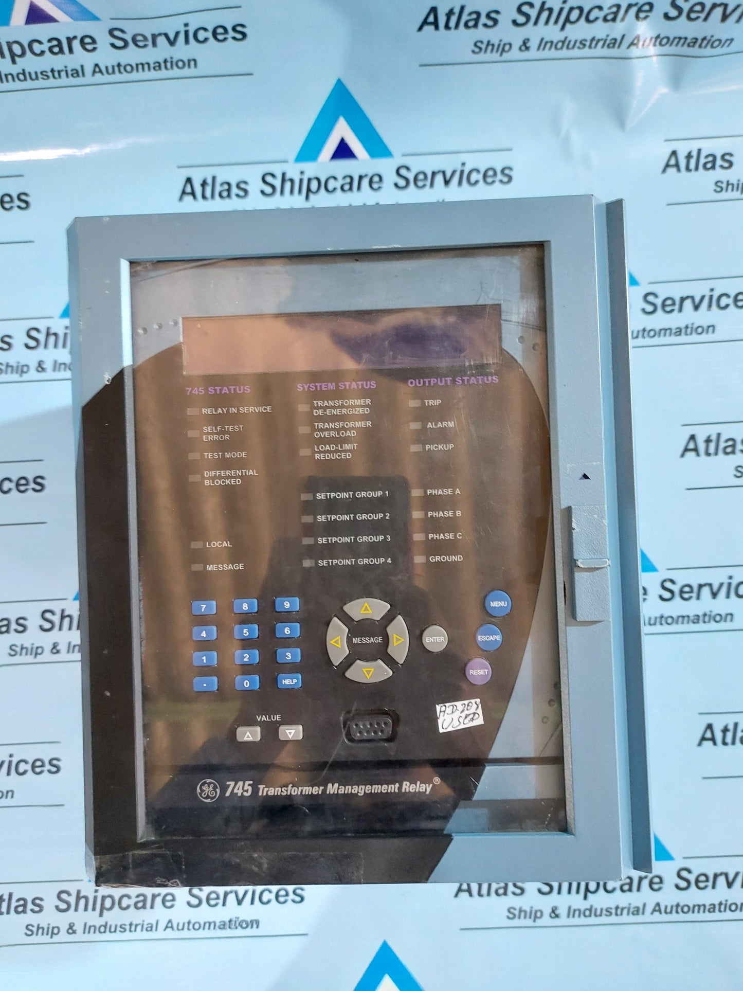 GE MULTILIN 745-W2-P1-G1-HI-A-R-E TRANSFORMER PROTECTION MANAGEMENT RELAY