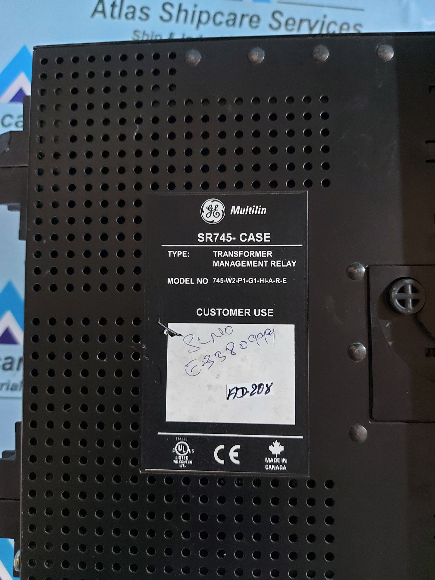GE MULTILIN 745-W2-P1-G1-HI-A-R-E TRANSFORMER PROTECTION MANAGEMENT RELAY