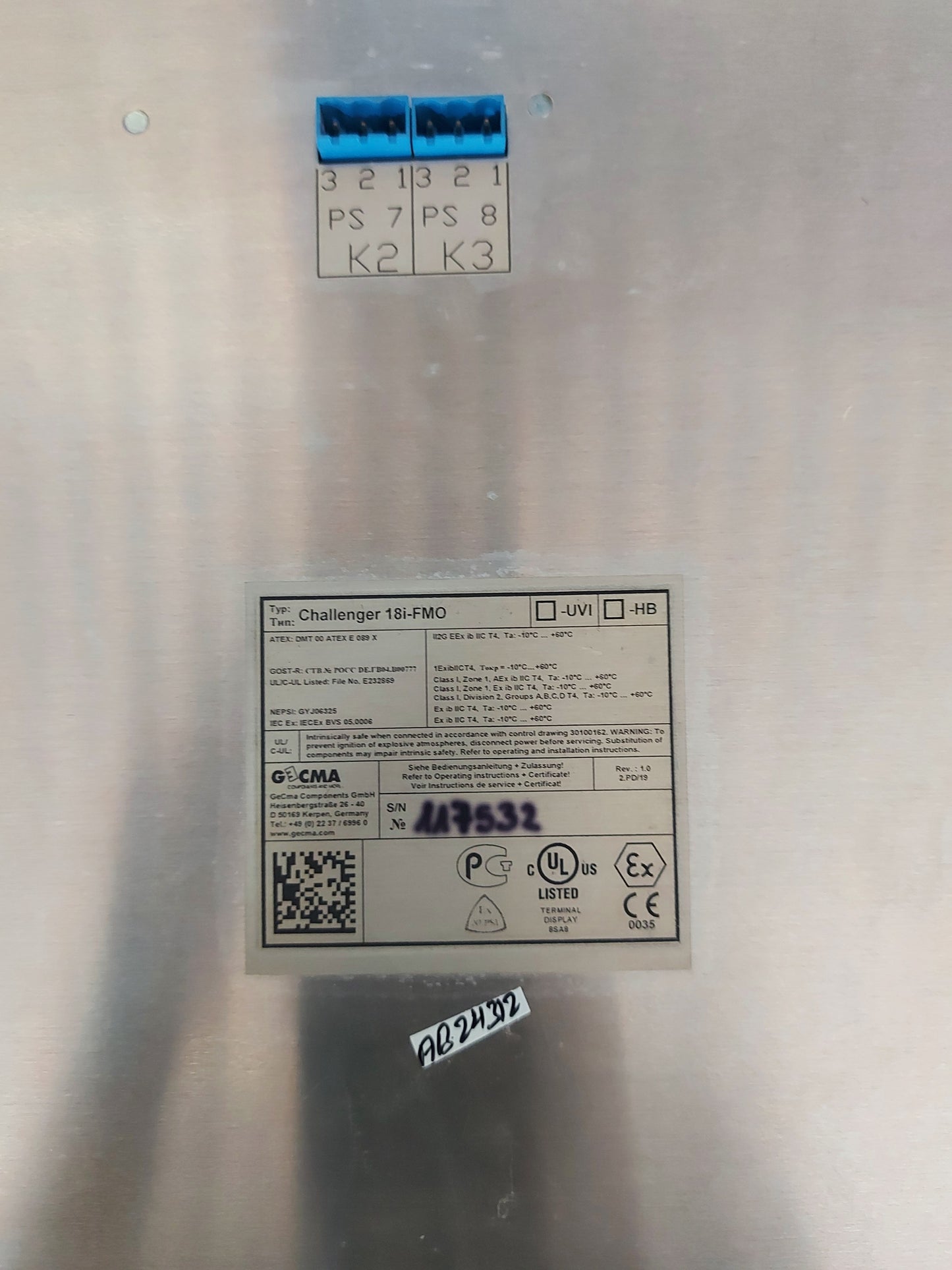 GECMA CHALLENGER 18I-FMO DISPLAY MODULE