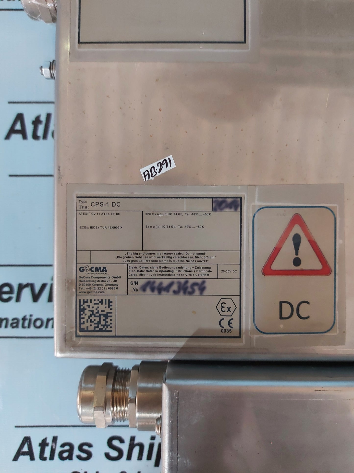 GECMA CPS-1 DC POWER SUPPLY