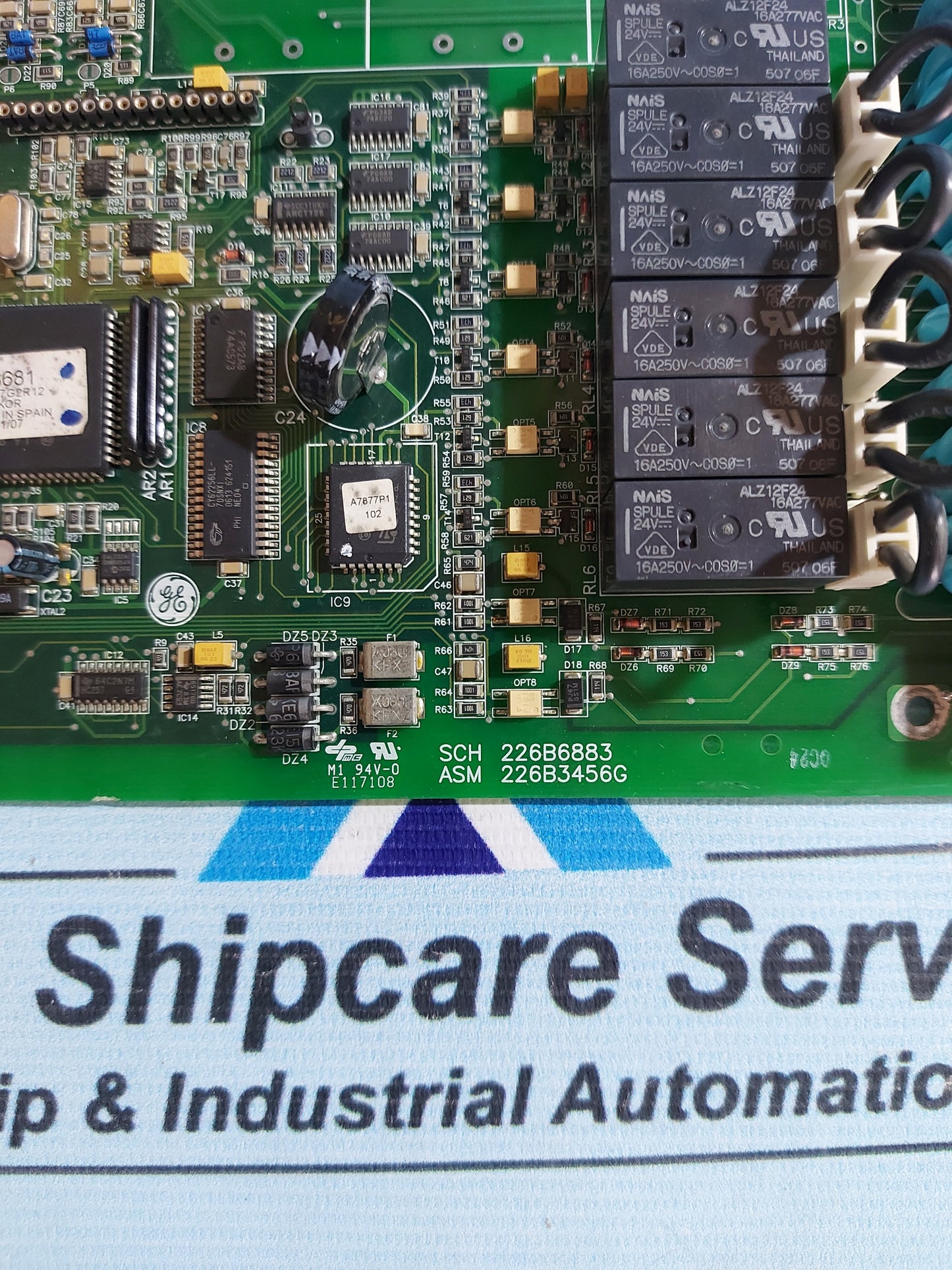 GENERAL ELECTRIC 226B3456G CIRCUIT BOARD