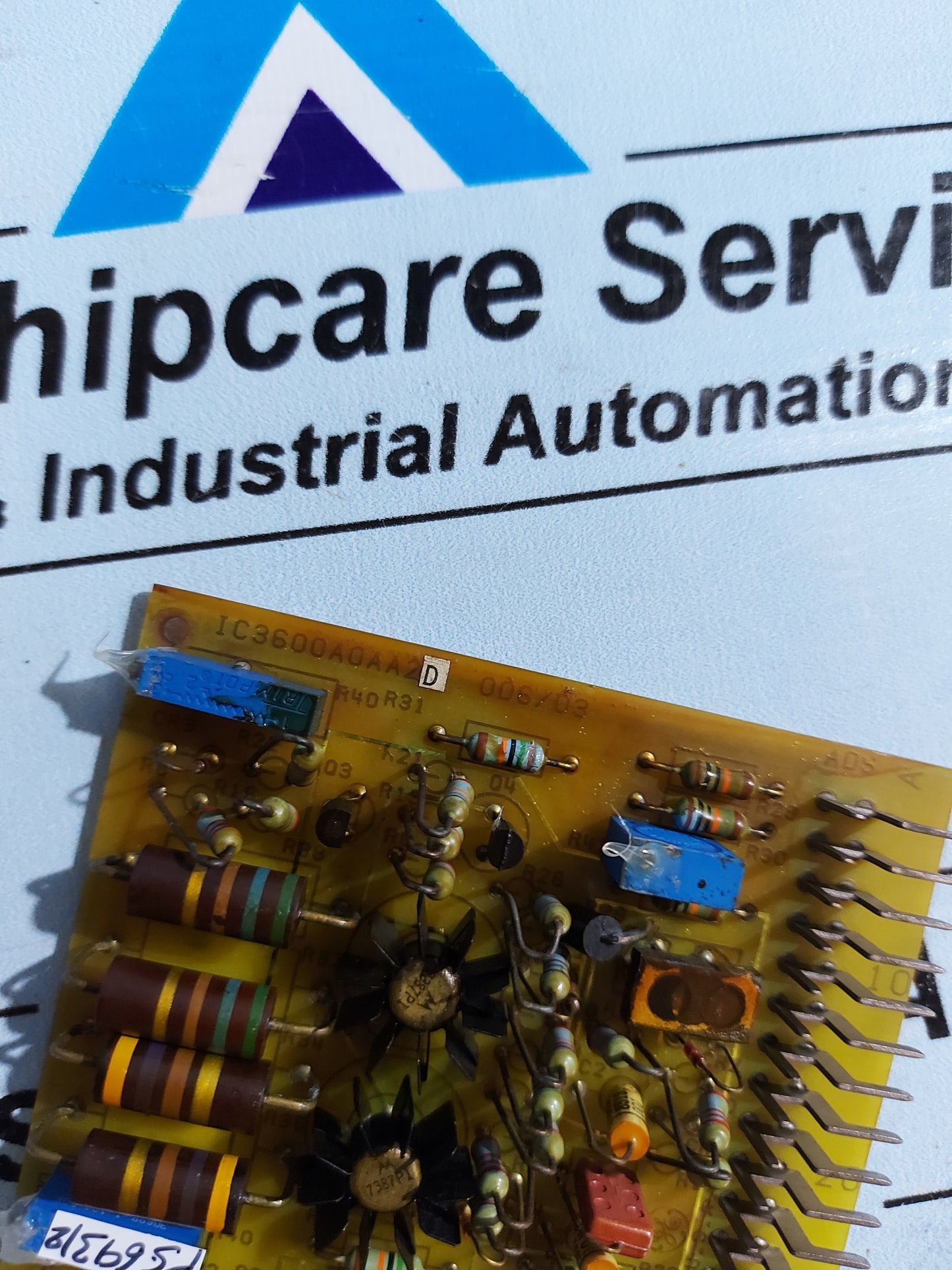 GENERAL ELECTRIC IC3600A0AA2D PC CIRCUIT BOARD