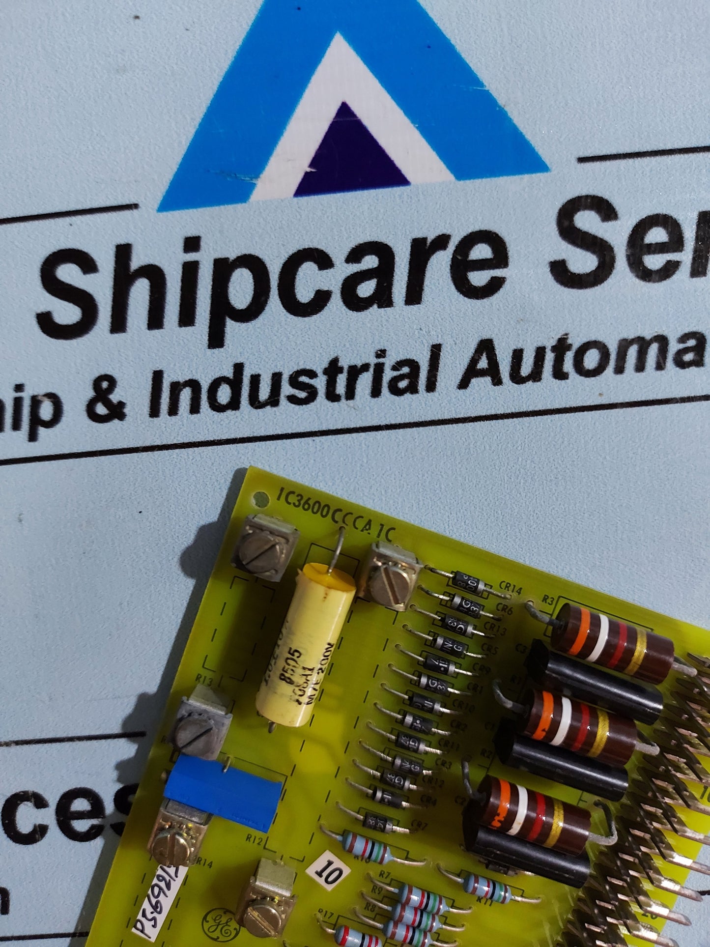 GENERAL ELECTRIC IC3600CCCA1C AMPLIFIER CIRCUIT BOARD