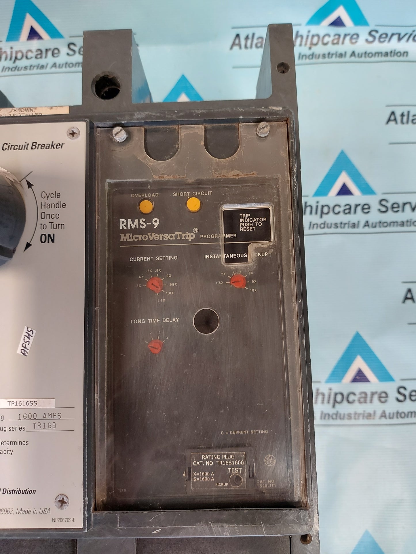 GENERAL ELECTRIC TP1616SS INDUSTRIAL CIRCUIT BREAKER 1600 AMPS