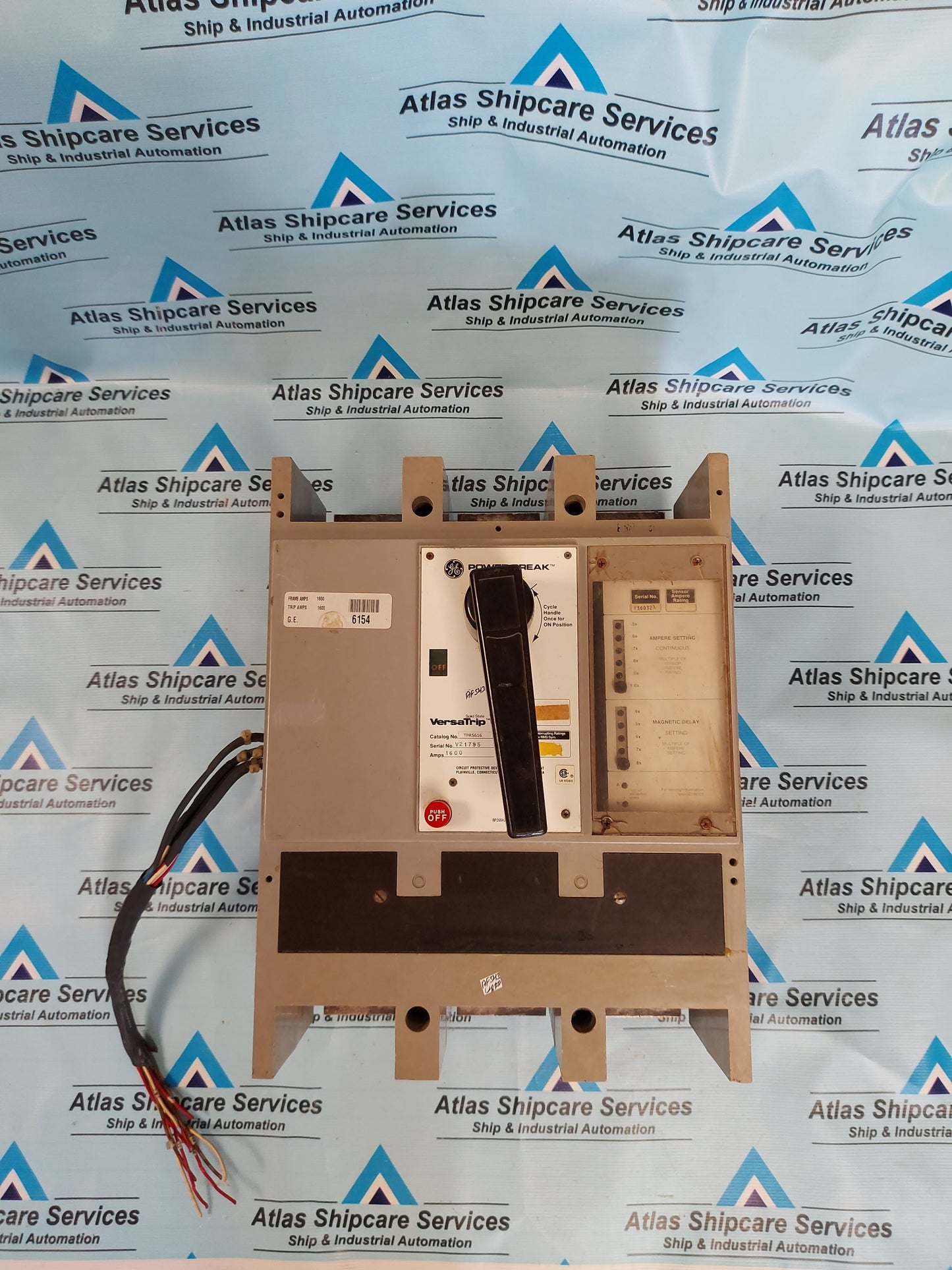 GENERAL ELECTRIC TPR5616 POWER BREAK CIRCUIT BREAKER 1600 AMP