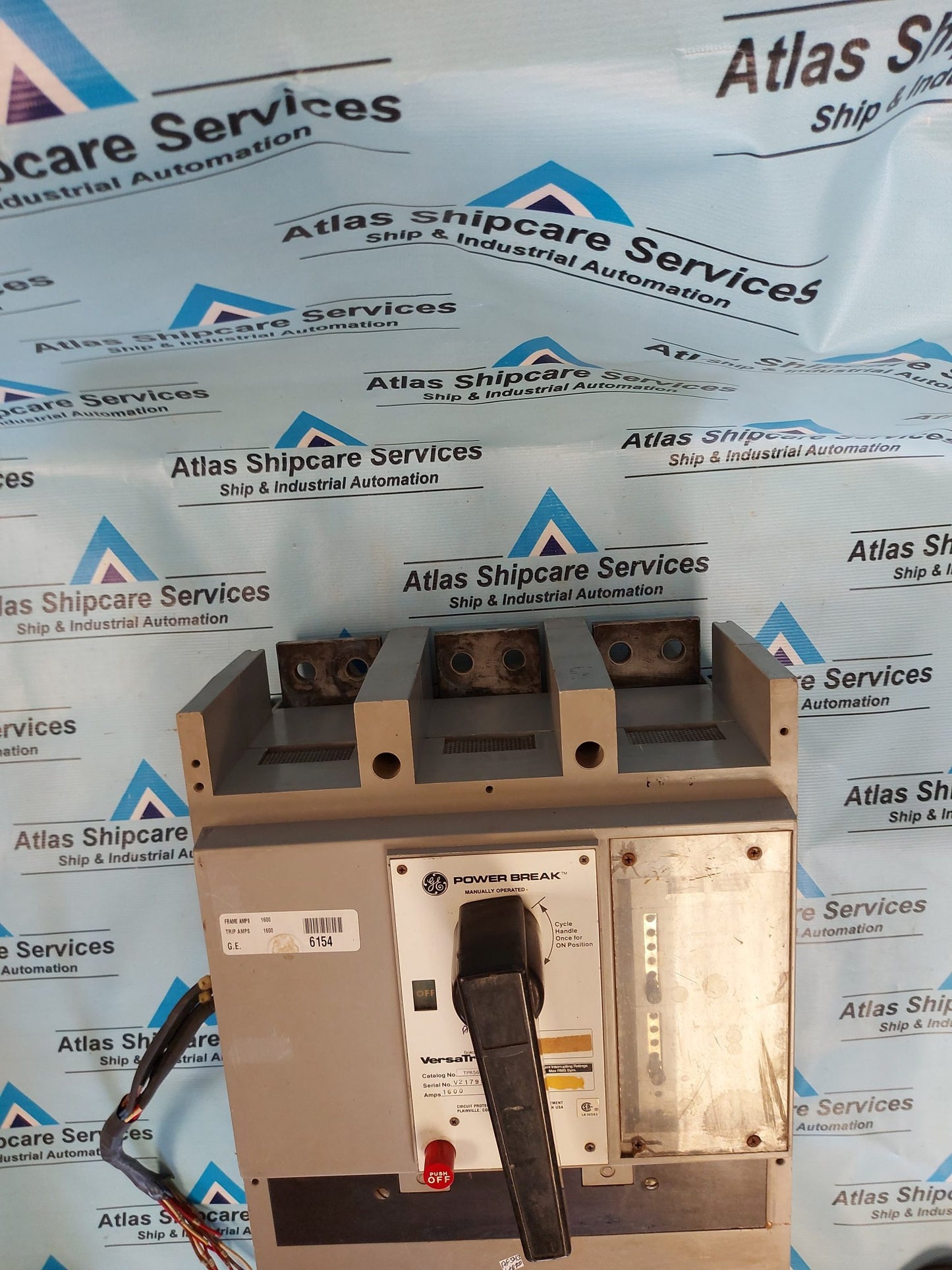 GENERAL ELECTRIC TPR5616 POWER BREAK CIRCUIT BREAKER 1600 AMP
