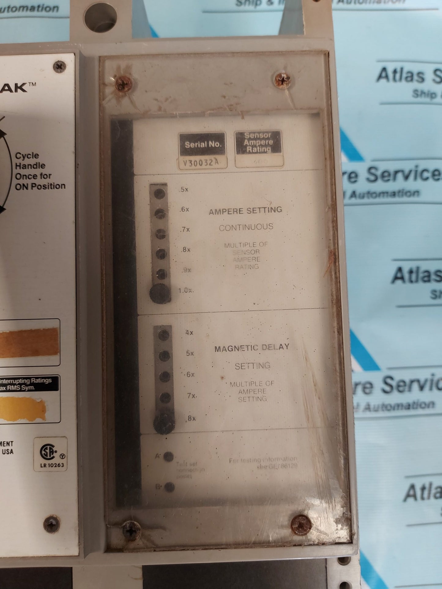 GENERAL ELECTRIC TPR5616 POWER BREAK CIRCUIT BREAKER 1600 AMP