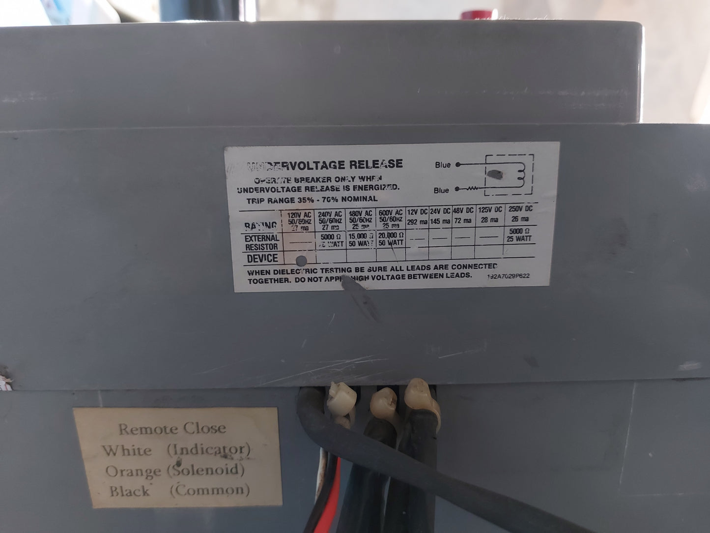 GENERAL ELECTRIC TPRR5616 POWER BREAK CIRCUIT BREAKER 1600 AMP