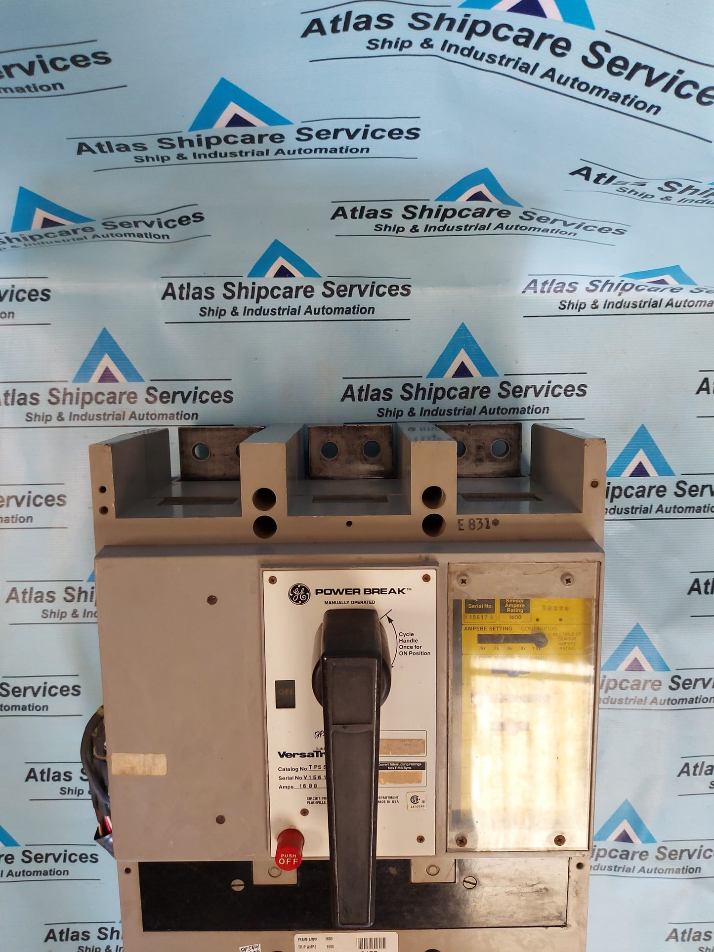GENERAL ELECTRIC TPSS5616D POWER BREAK CIRCUIT BREAKER 1600 AMP
